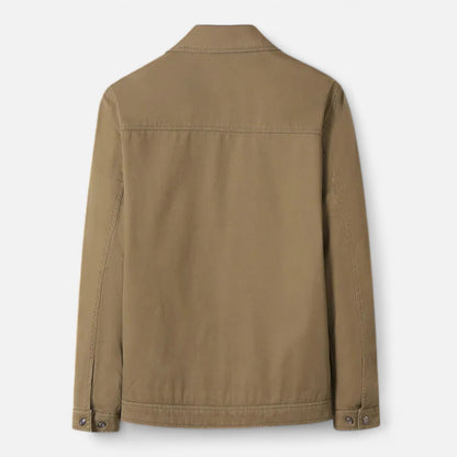 The Gentleman’s Brand | Fairford Harrington Jacket – Men’s Lightweight Cotton Zip Jacket with Point Collar