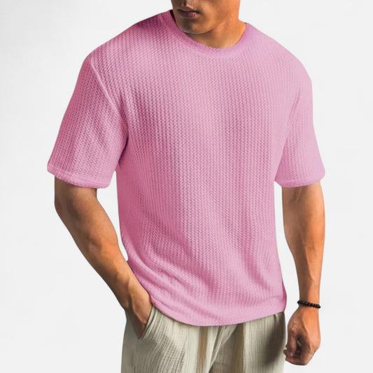 The Gentleman’s Brand | Waffle Knit Long‑Sleeve Shirt 2025 – Men’s Thermal Texture, Warm & Breathable Layering Essential