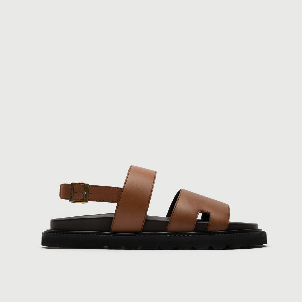 Tan Leather Backstrap Sandal