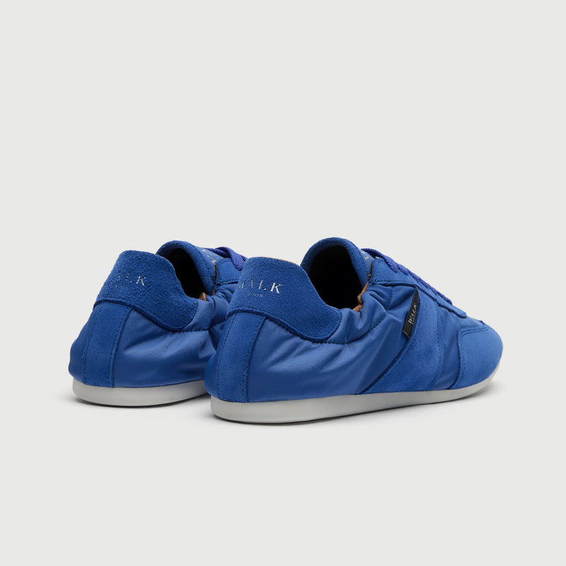 Blue Suède And Textile Firenze Trainer
