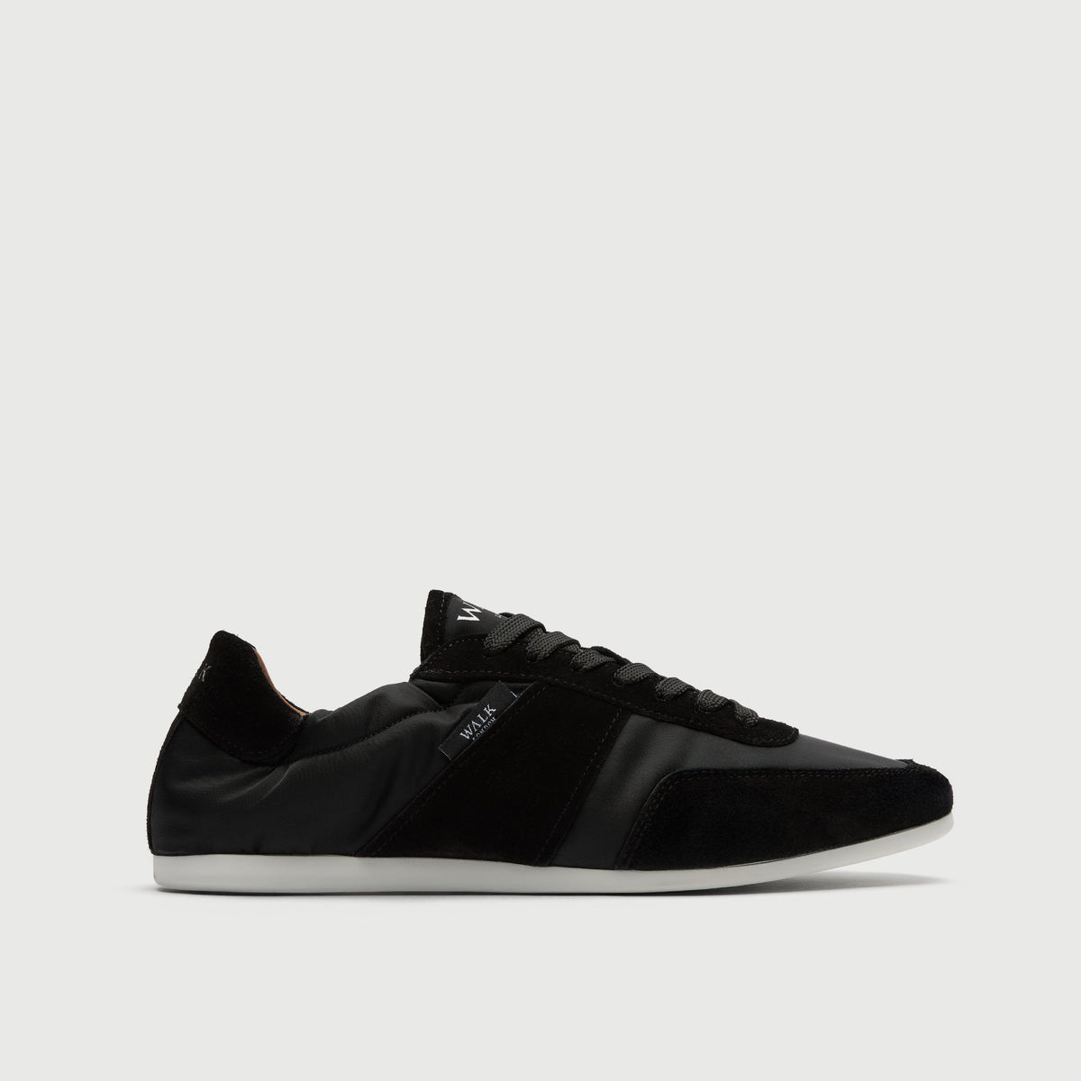 Black Suède And Textile Firenze Trainer