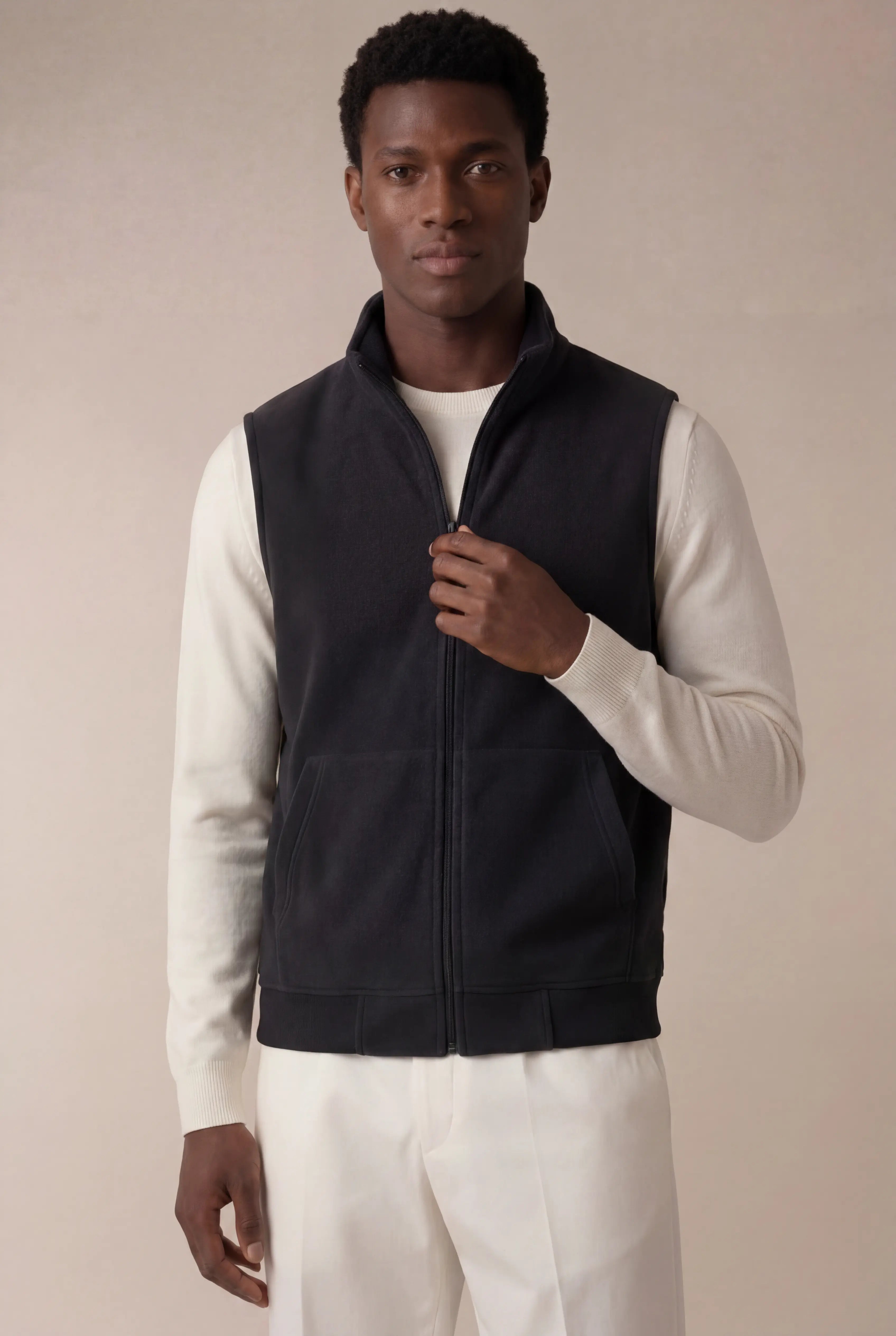 Corvaro Fleece Vest Black