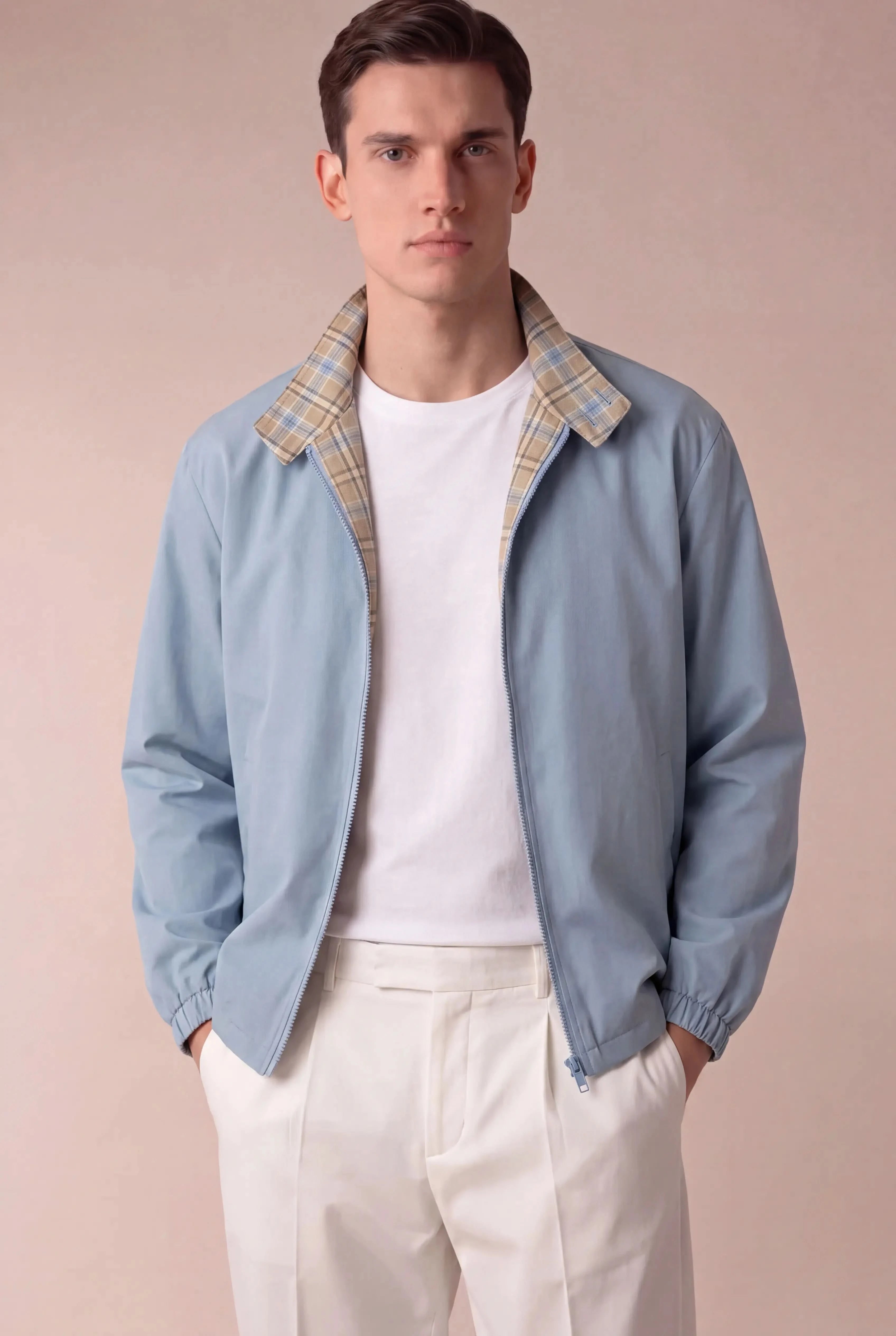 Levanto Reversible Jacket Light Blue