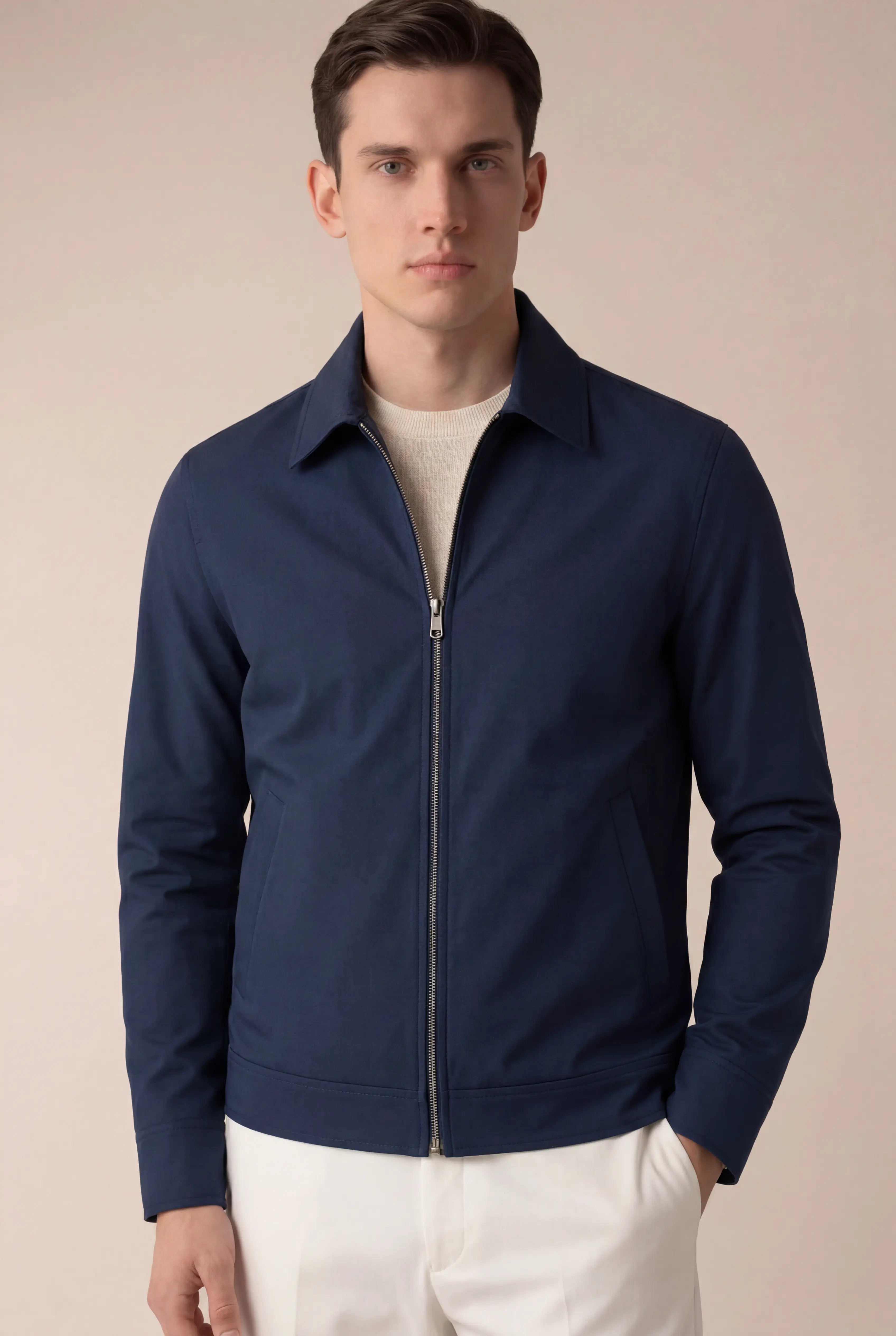 Valdaro Zip Jacket Navy