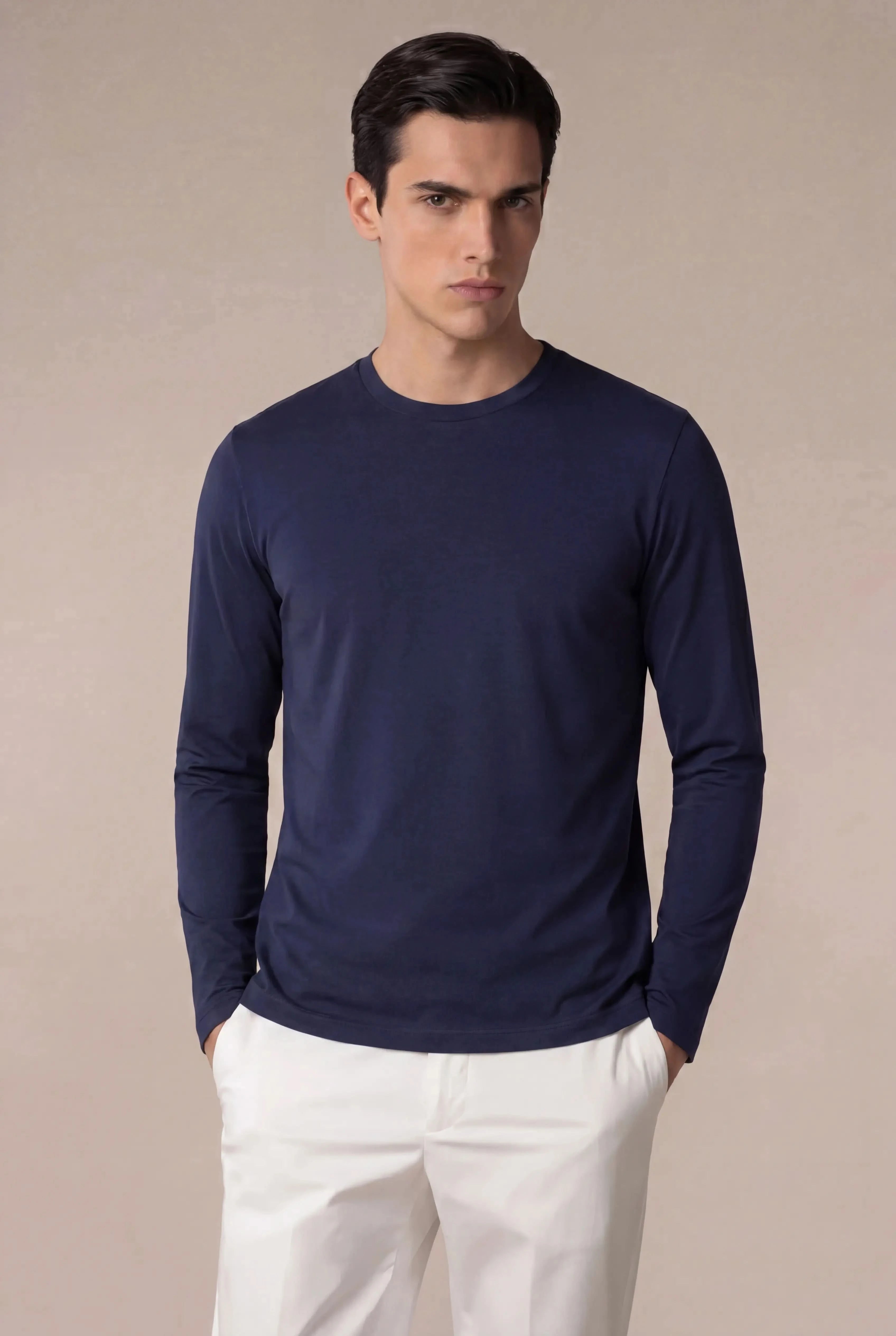 Tivano Long Sleeve Tee Navy
