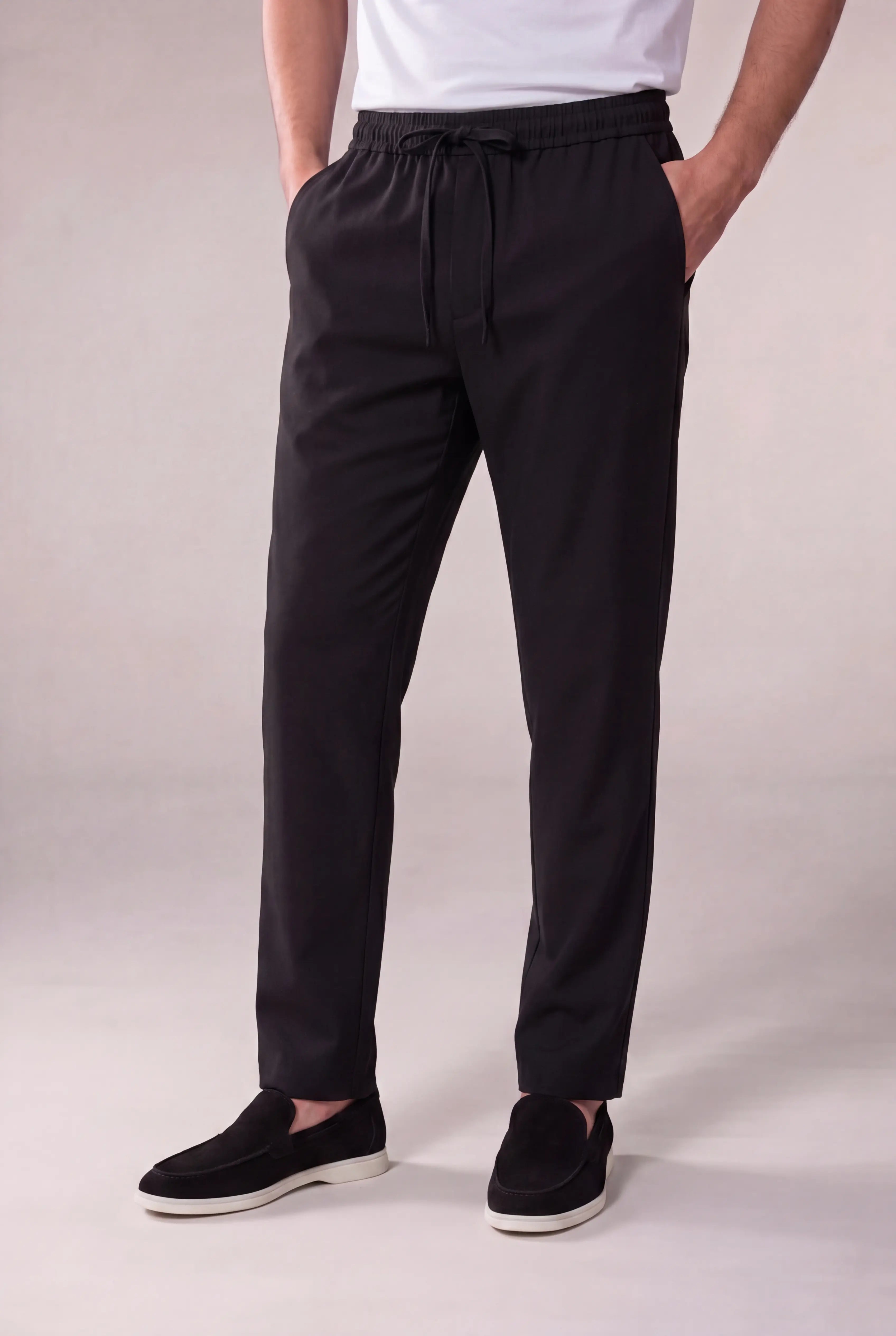Prentino Tencel Trousers Black