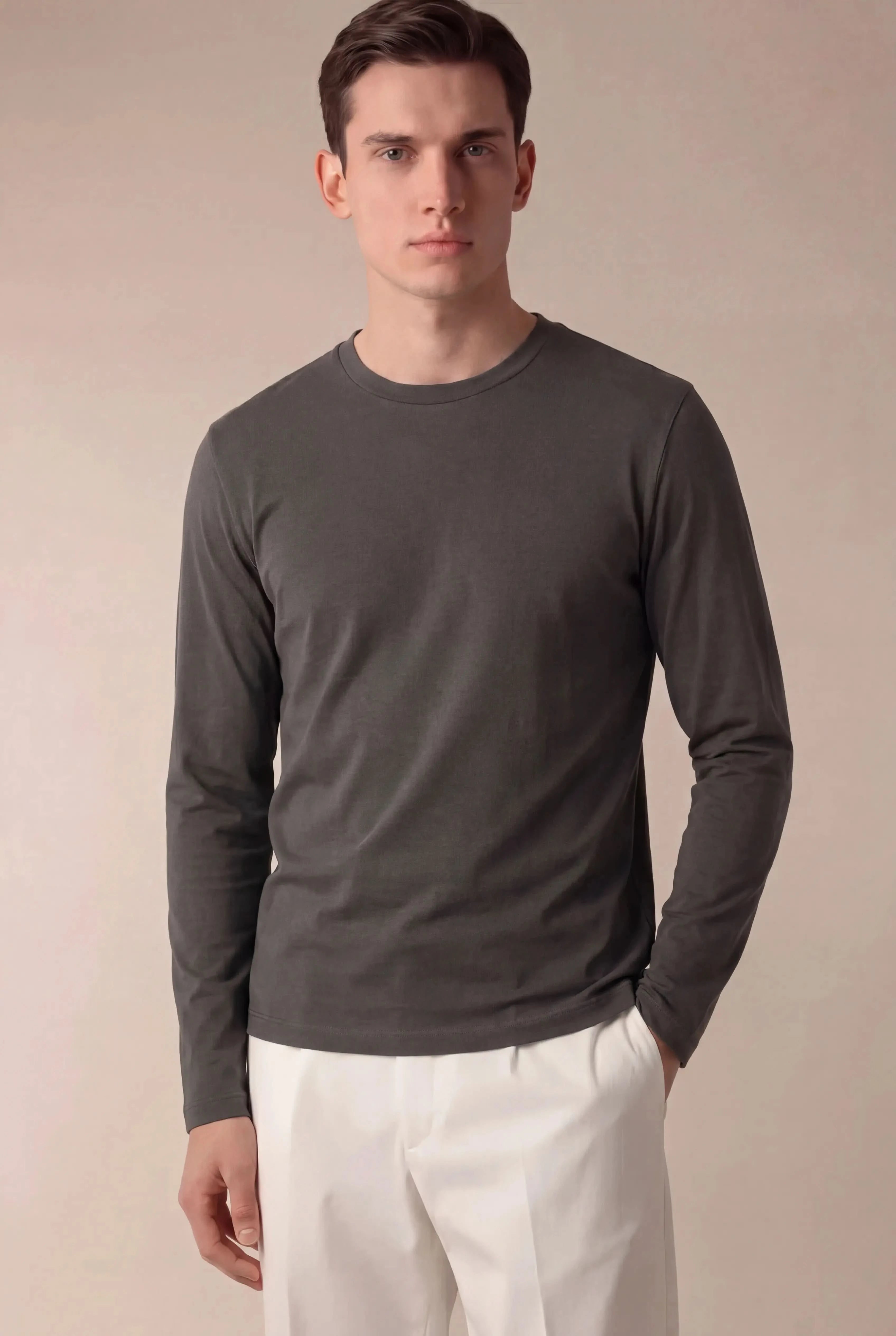 Tivano Long Sleeve Tee Grey