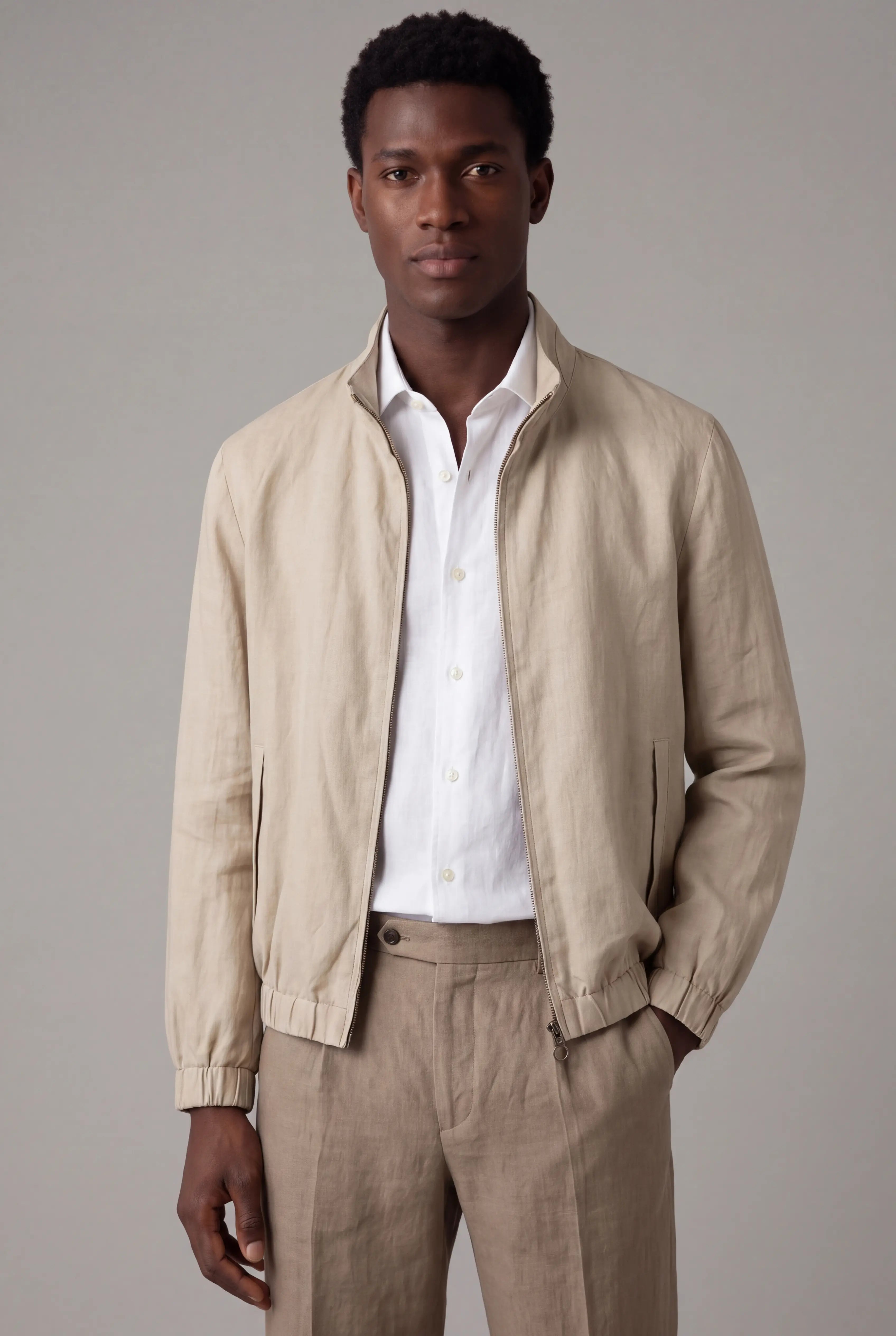 Belvino Linen Jacket Cream