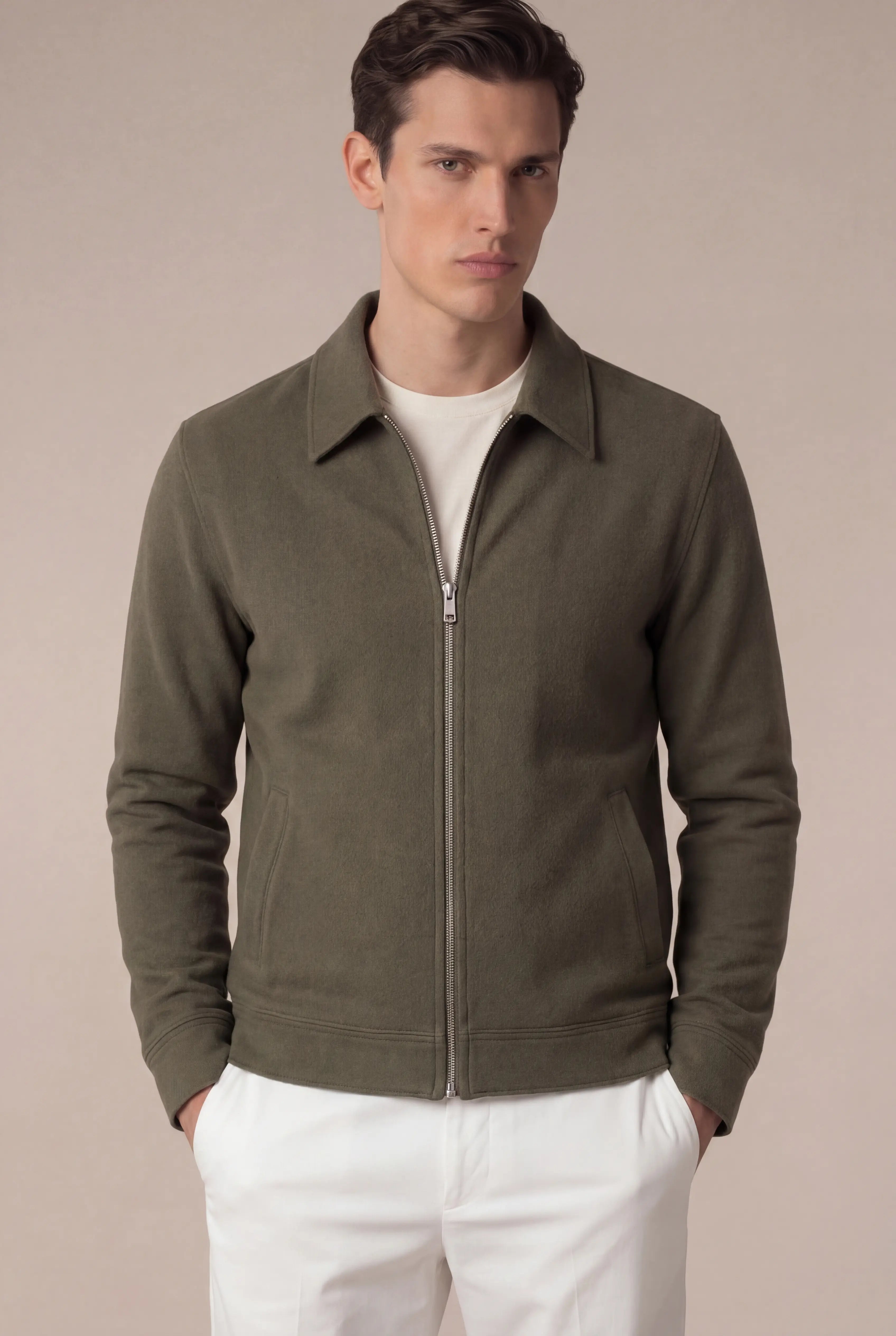 Valdaro Zip Jacket Khaki