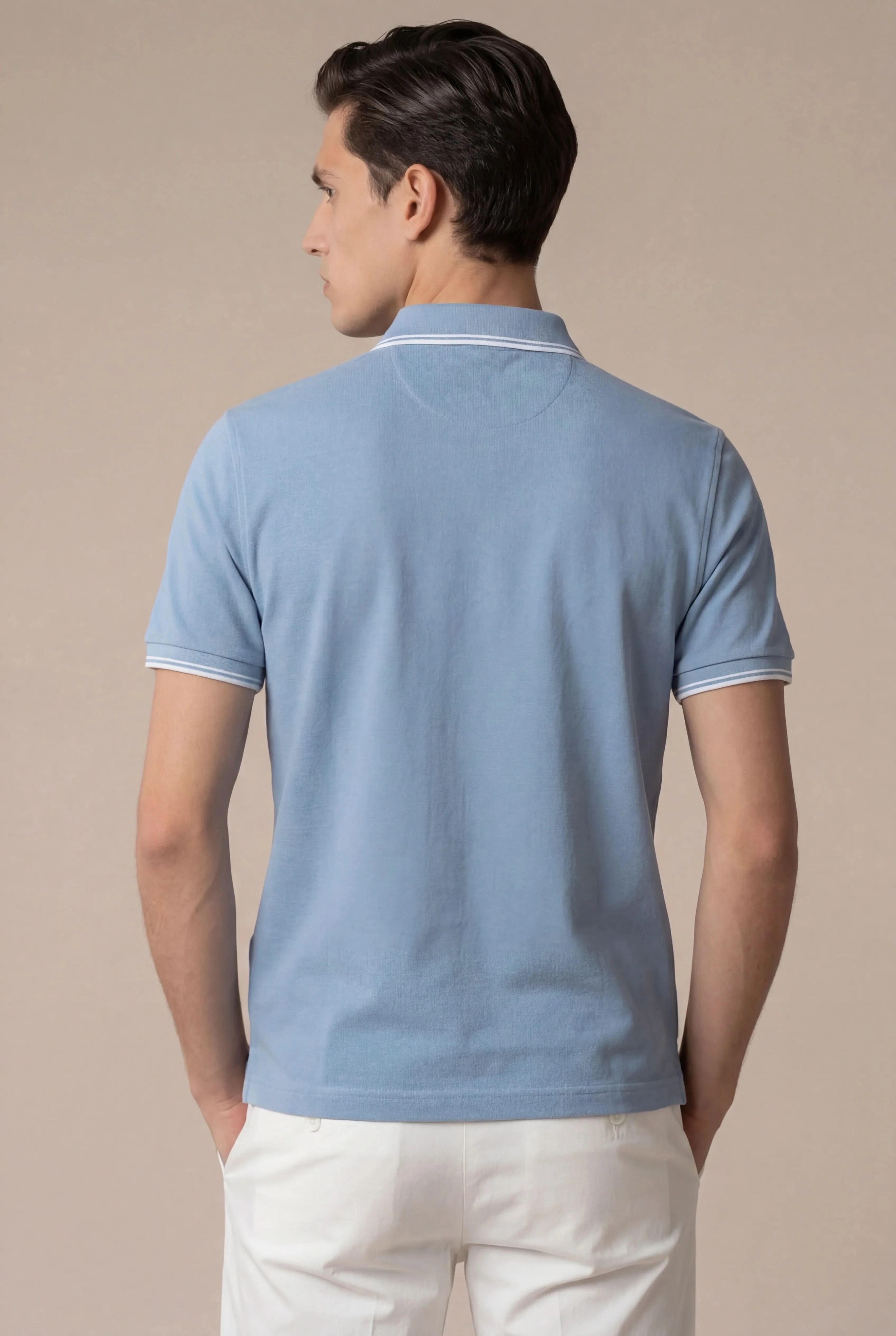 Statement Polo Light Blue