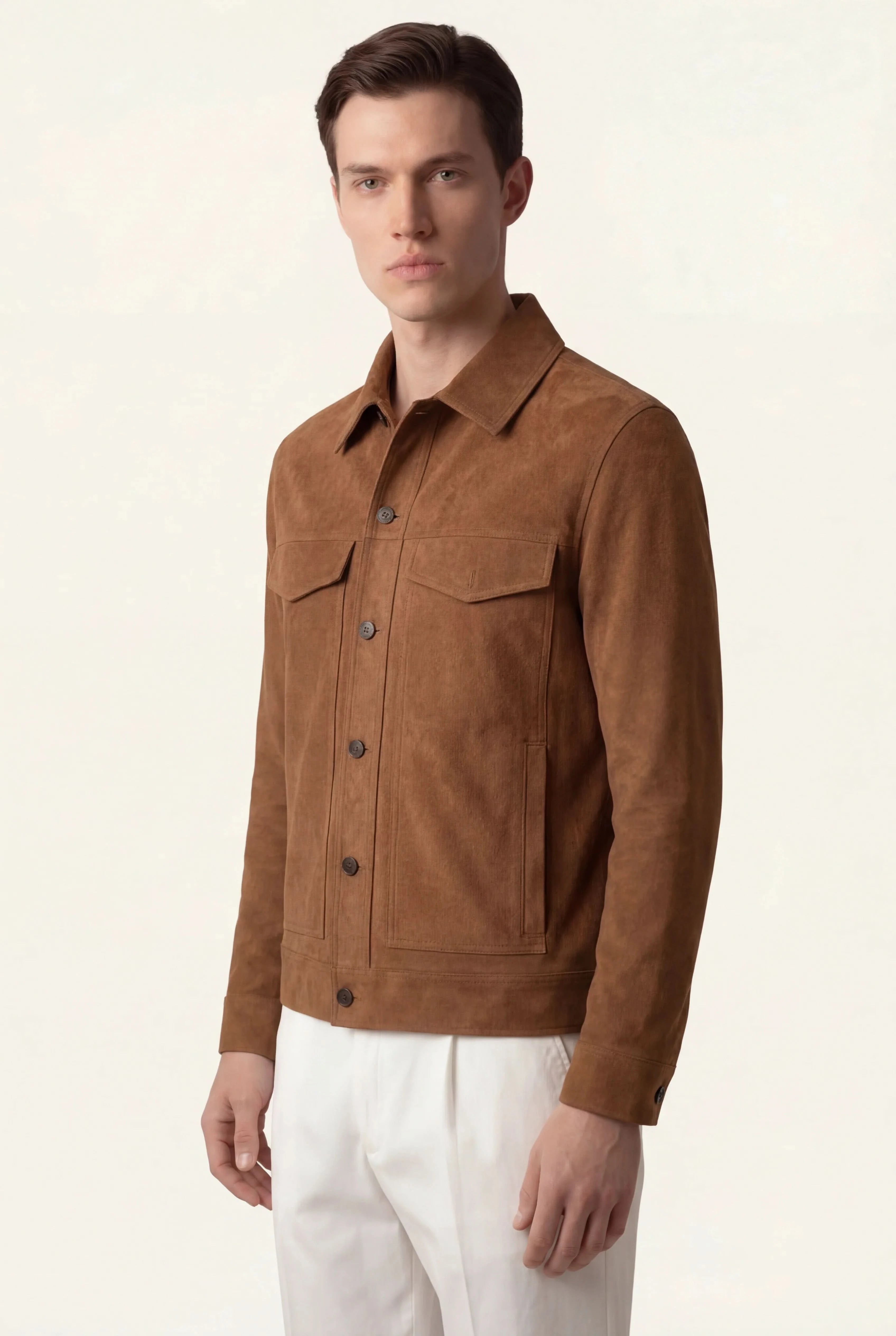 Light Brown Suede Jacket