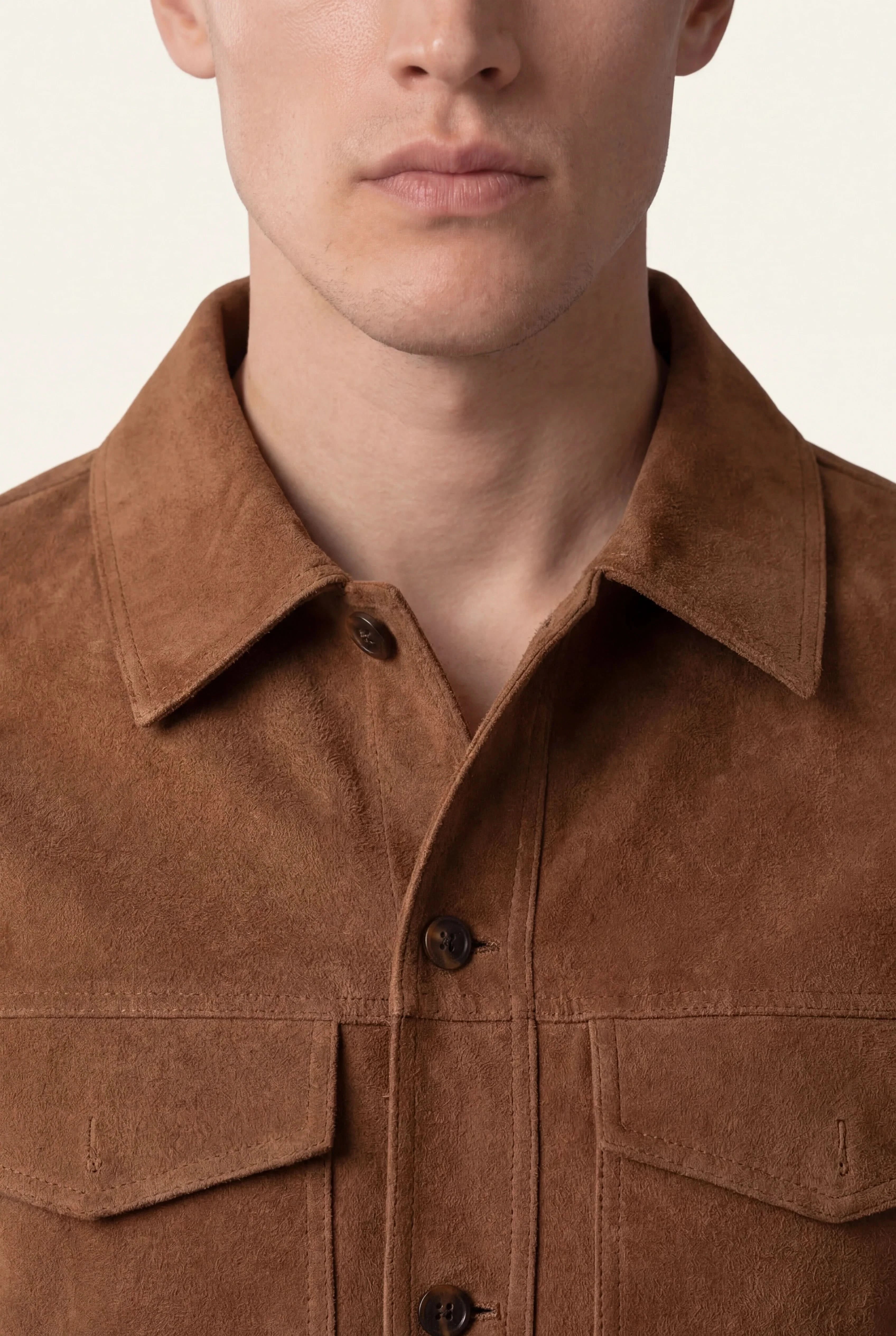 Light Brown Suede Jacket
