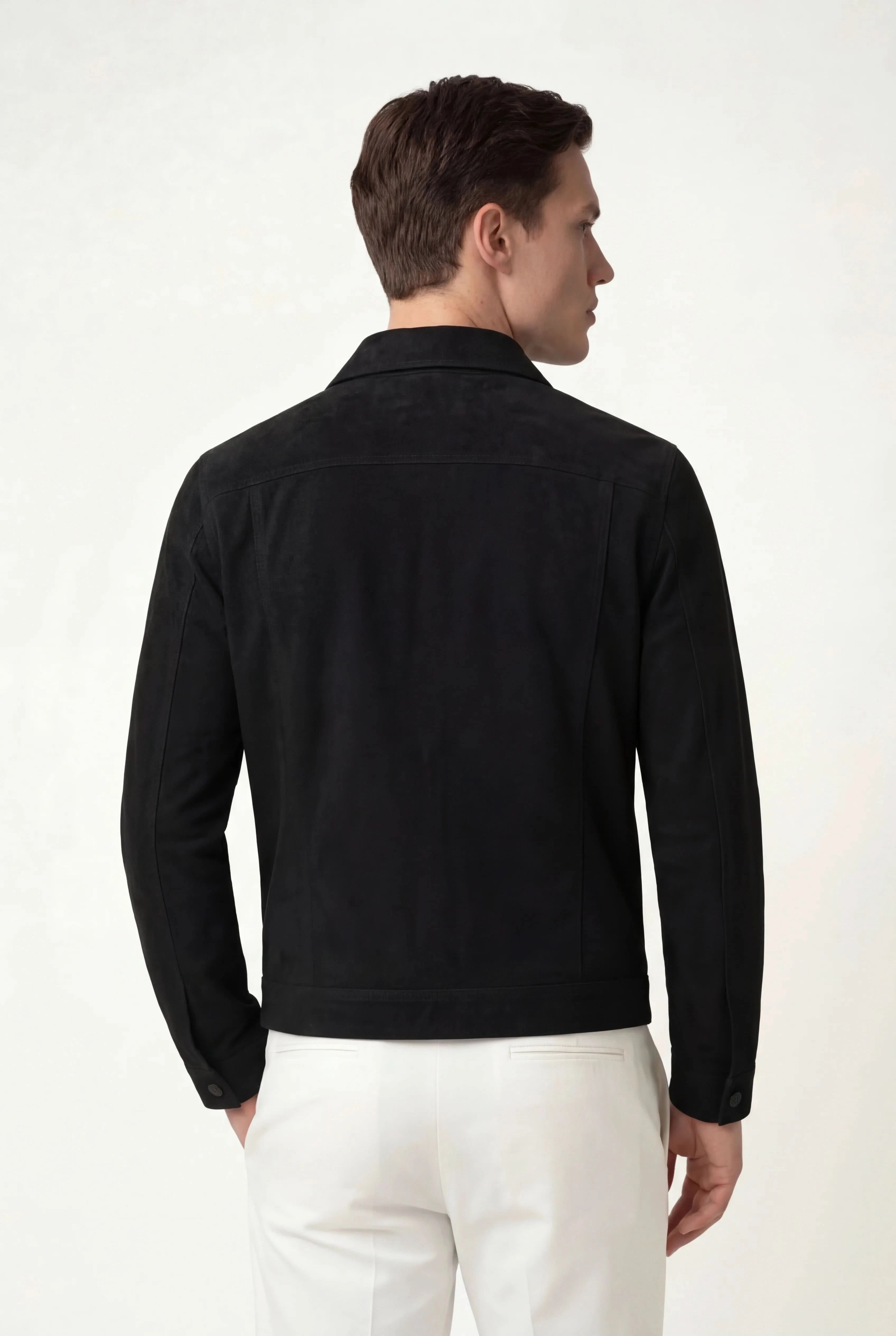Light Black Suede Jacket