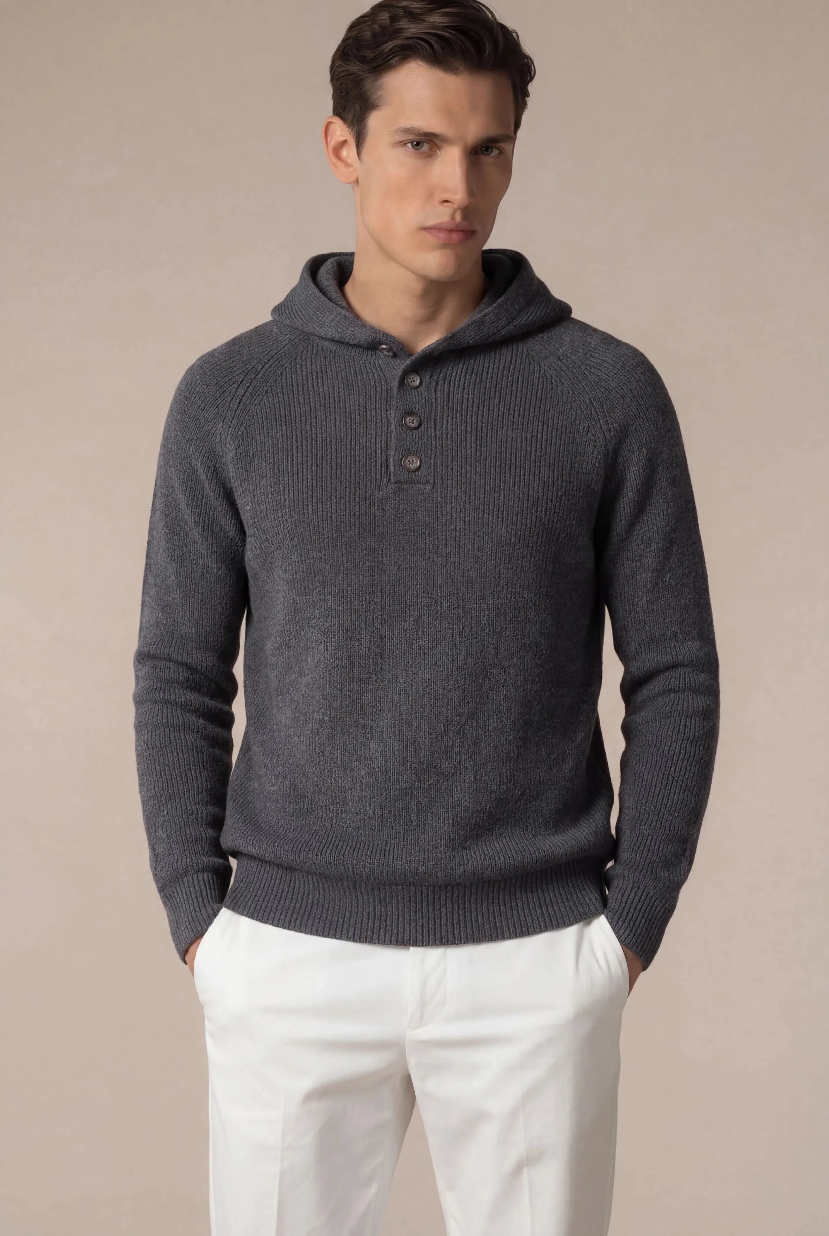 Nobi Knit Sweater Grey