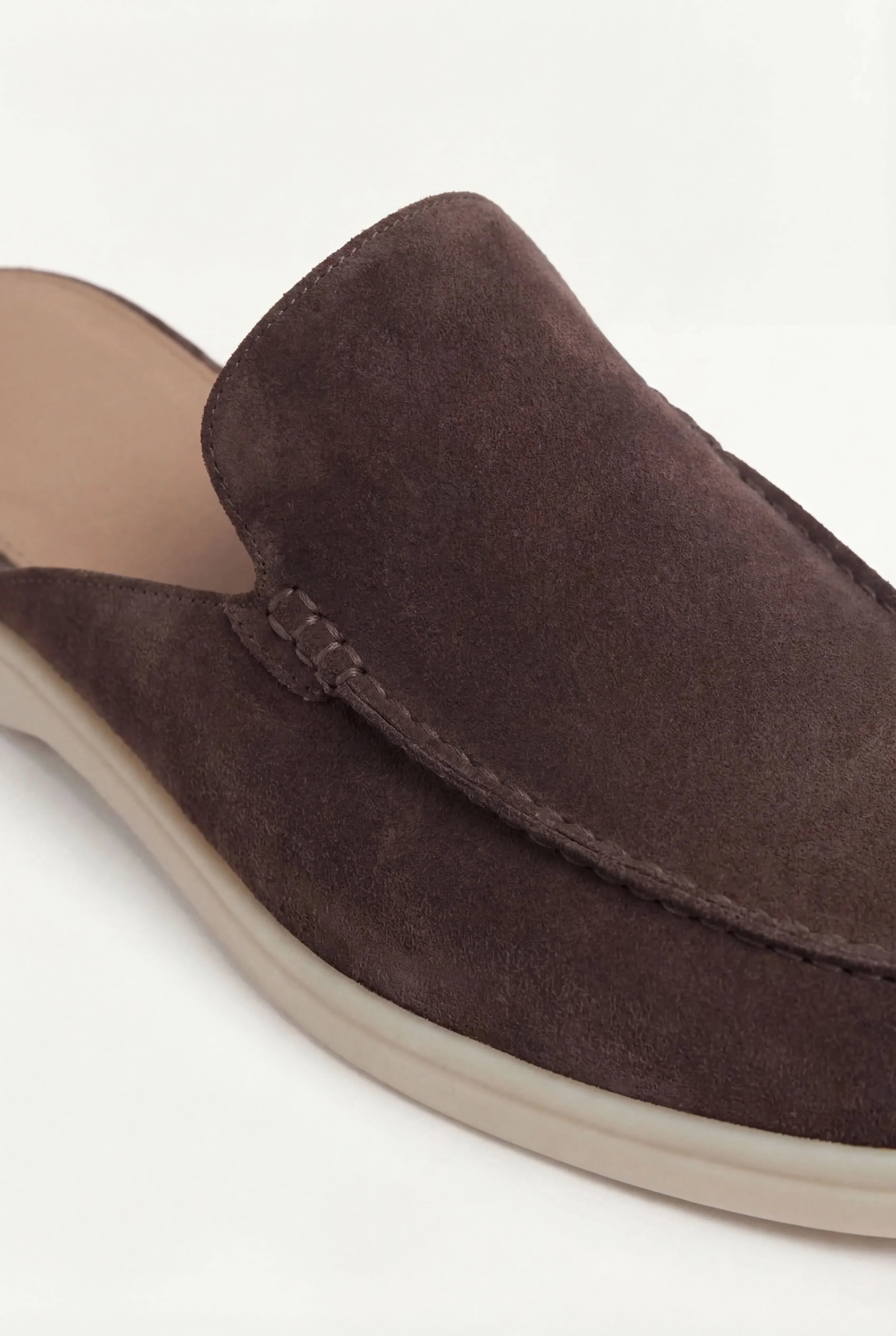Suède Yacht Mule Brown