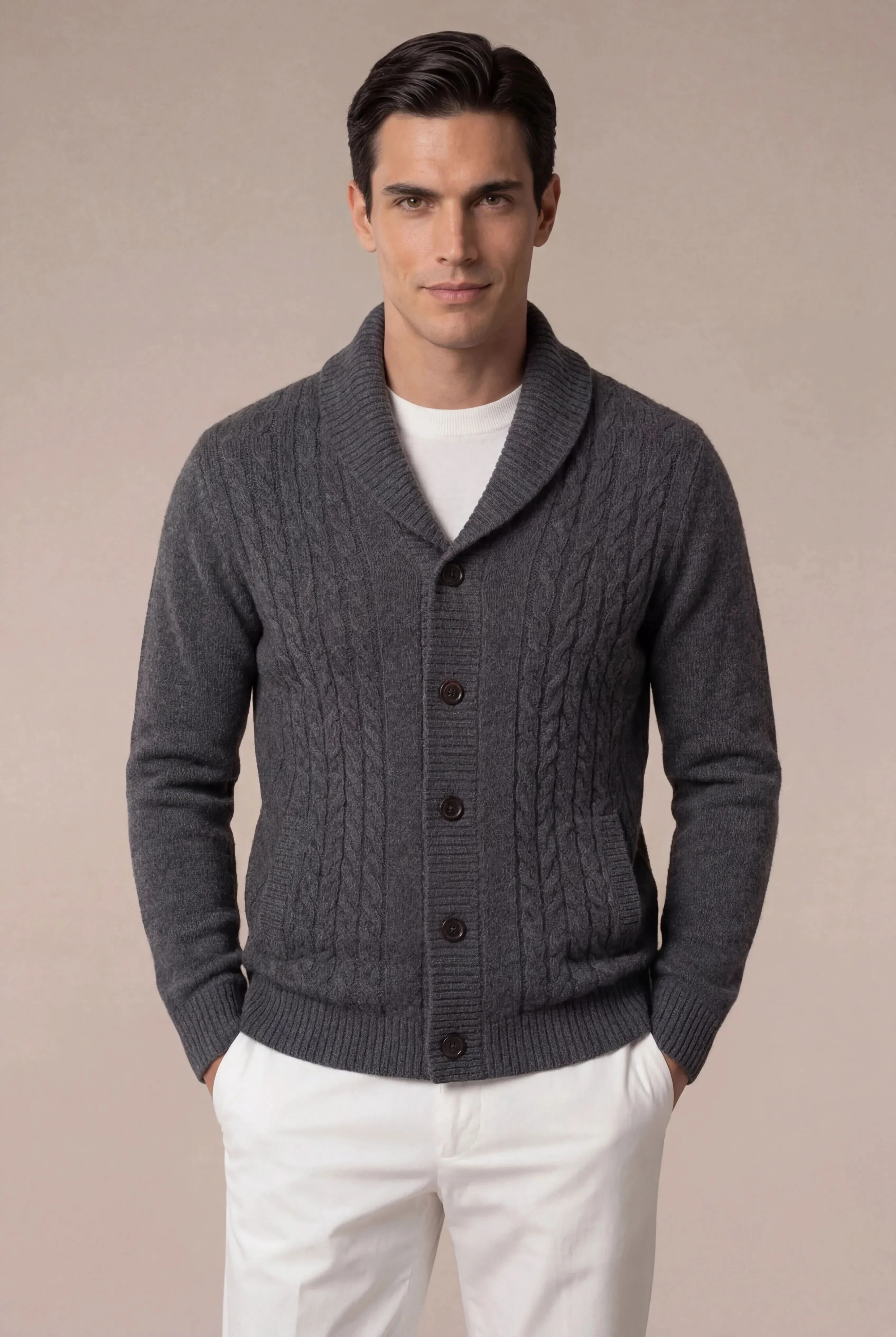 Ombre Grey Voyager Cardigan