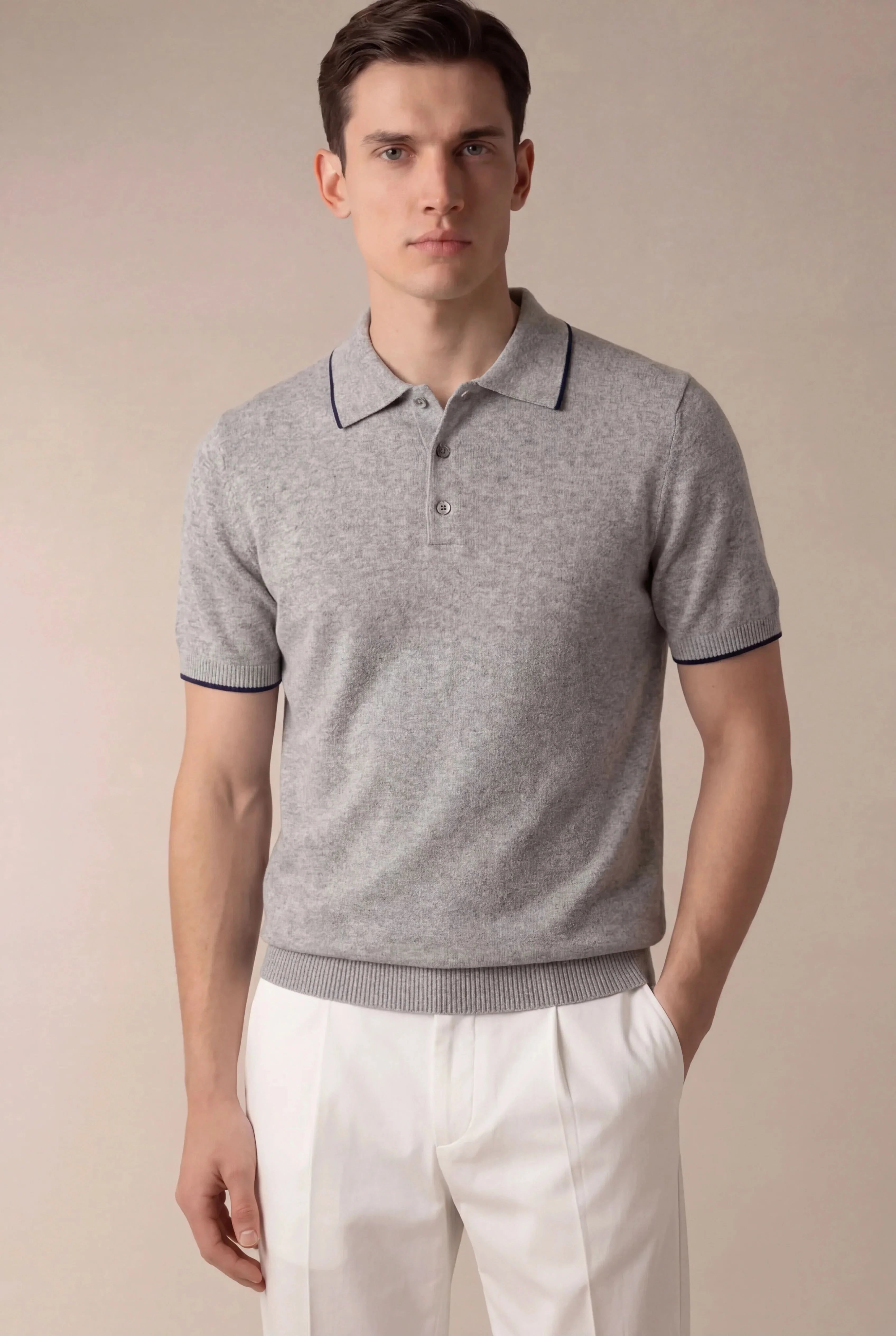 Grey Preditor Polo