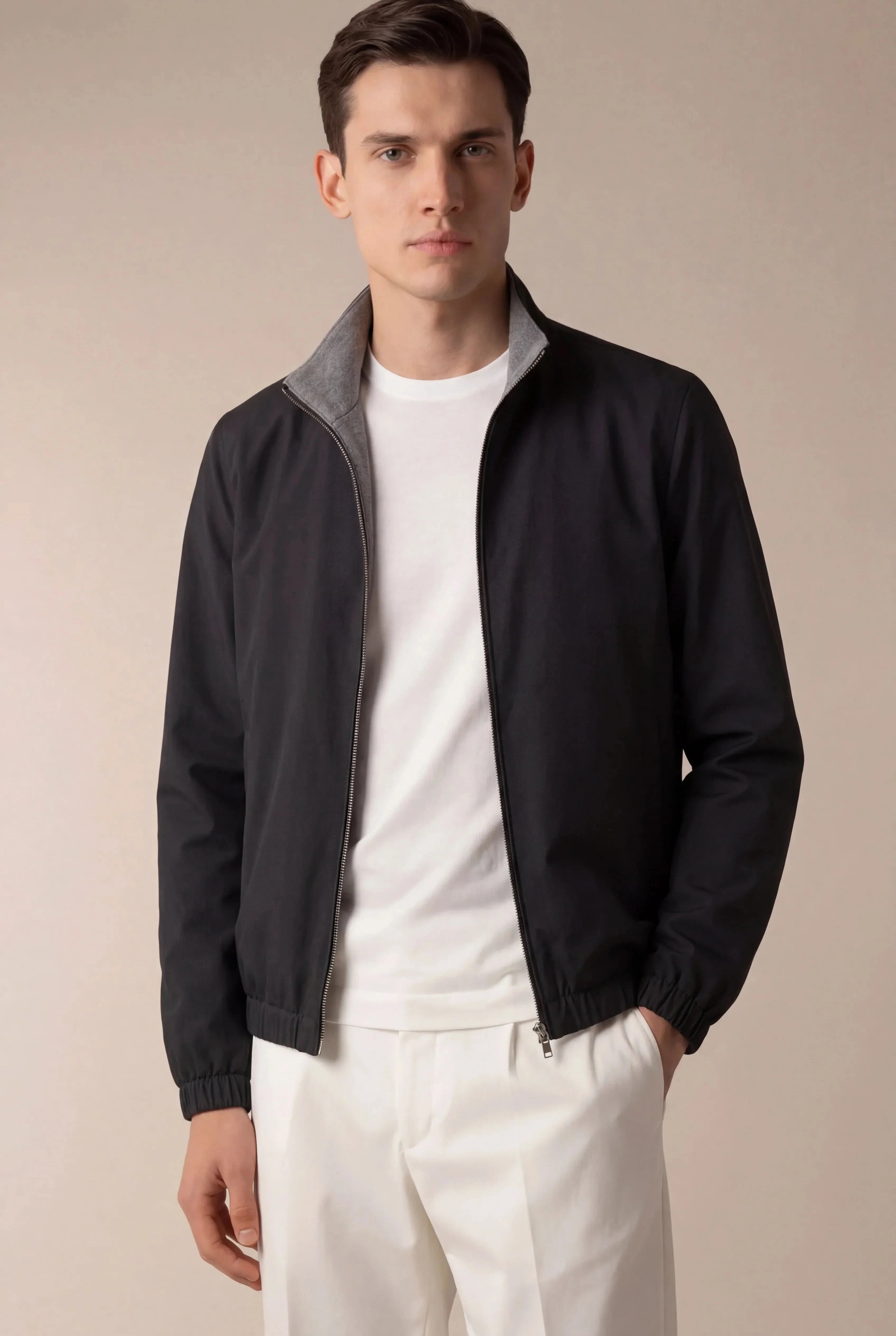 Tech Reversible Jacket Black