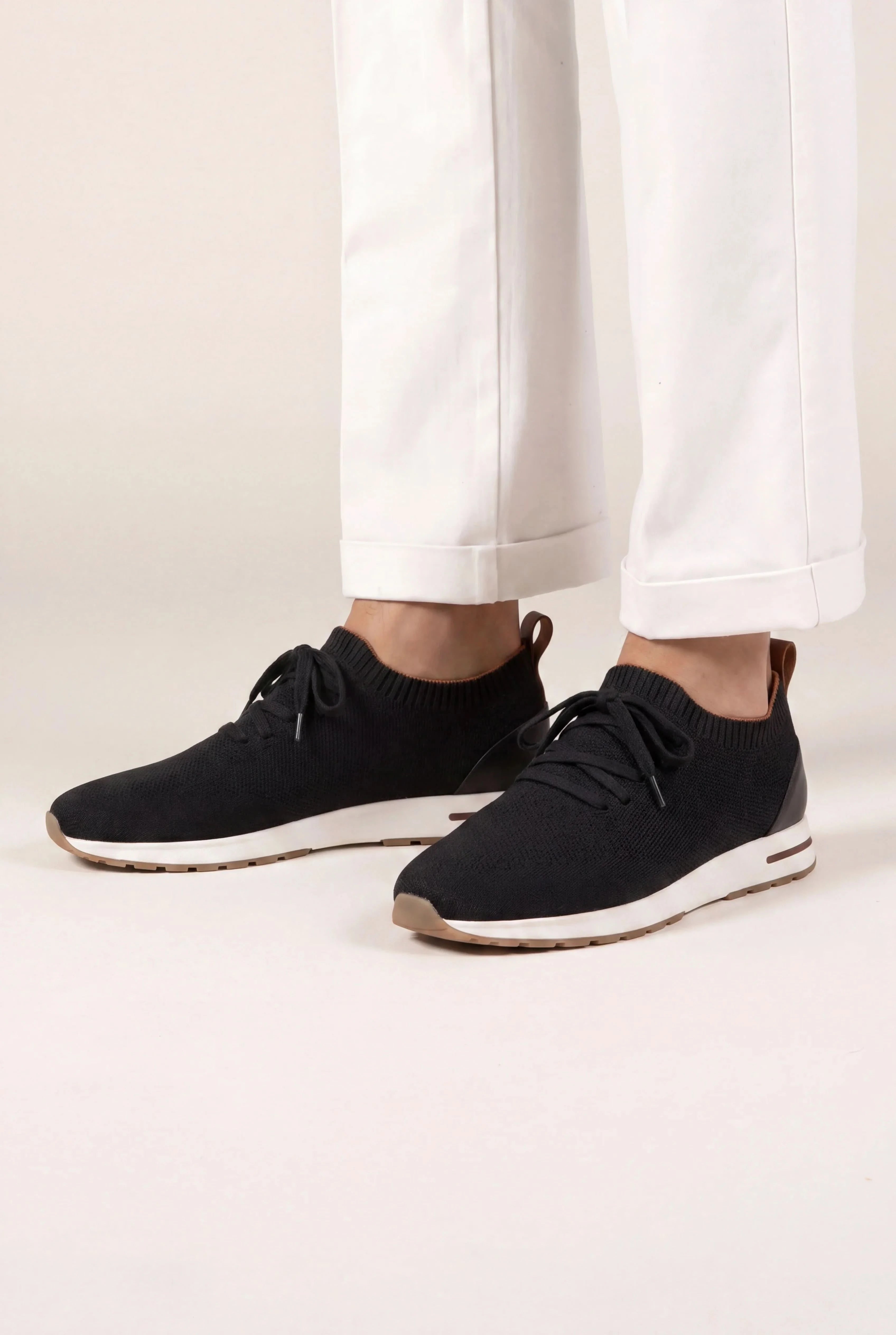 Light Black Active Knit Sneaker