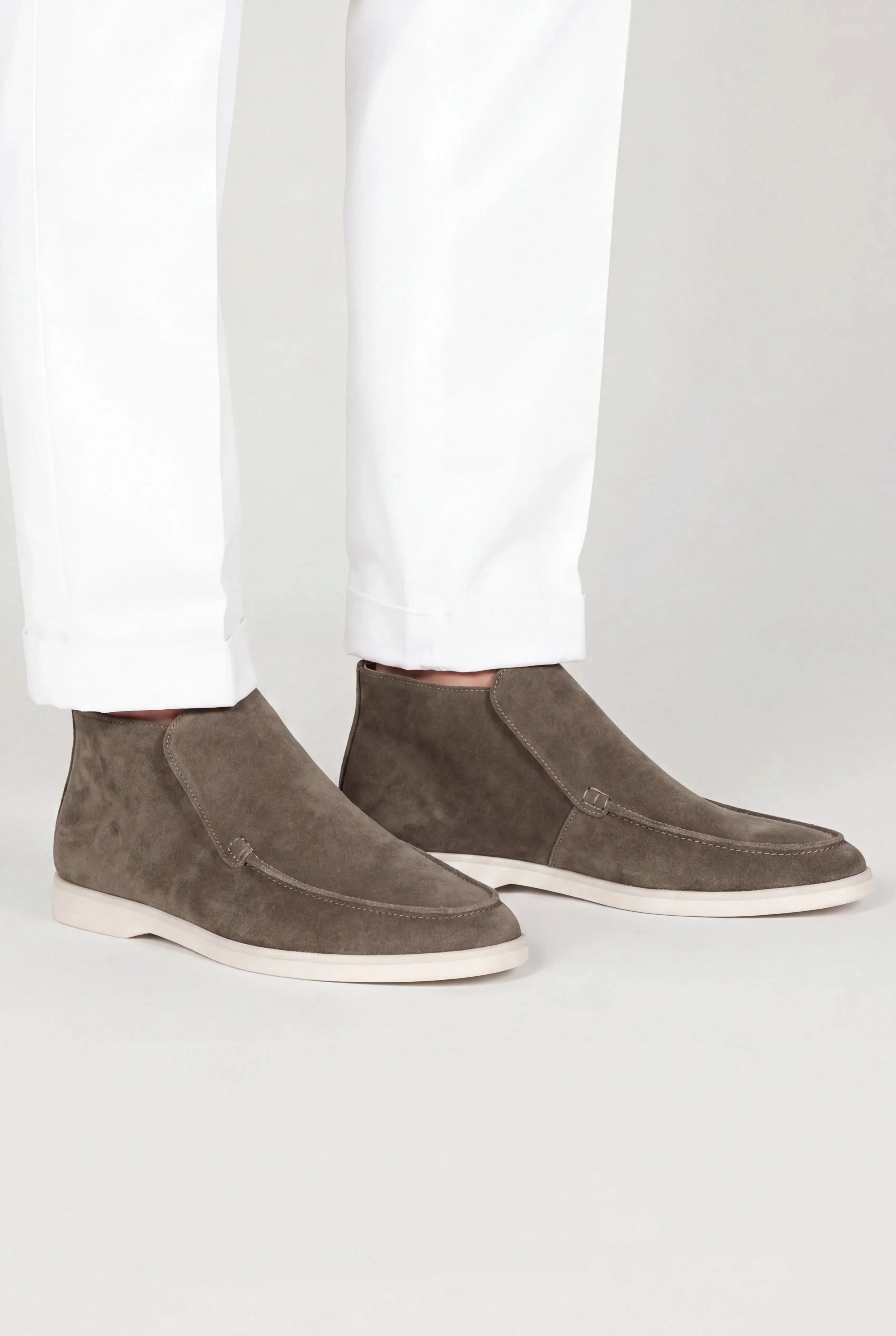 Olive Green City Loafers