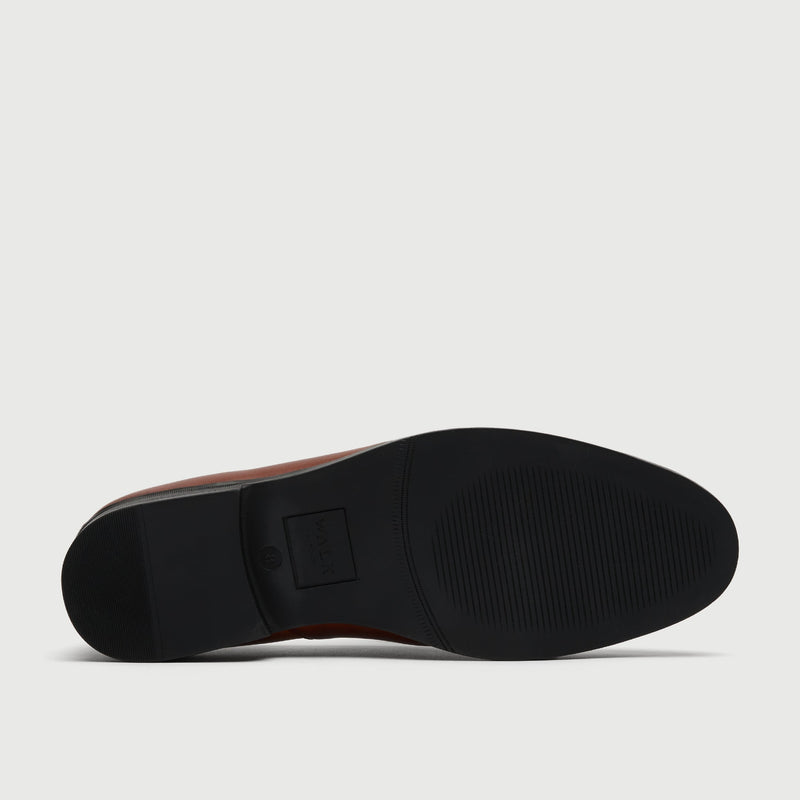 Tan Leather Tassel Loafer