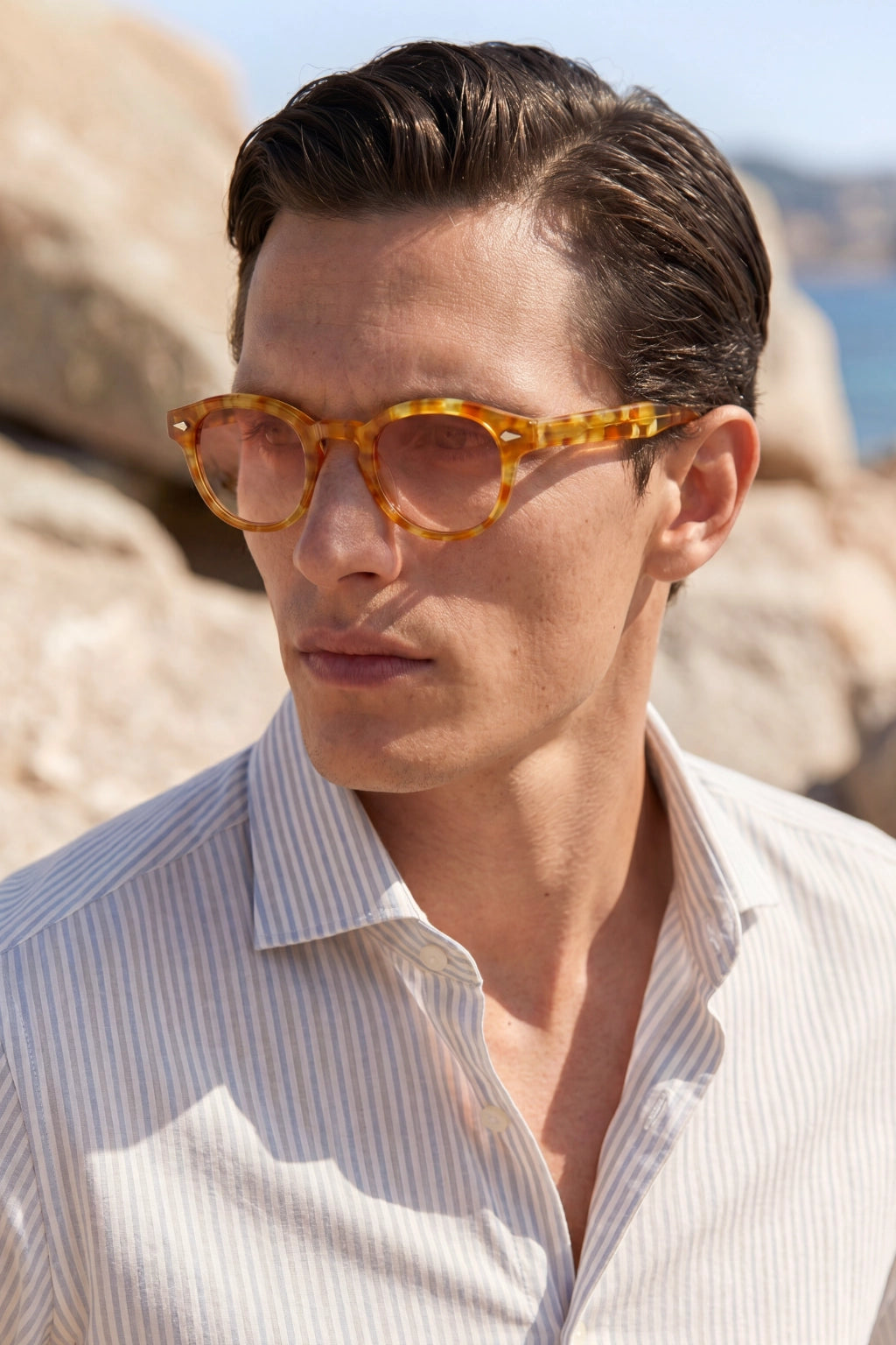 Francesco Sunglasses Amber Havana