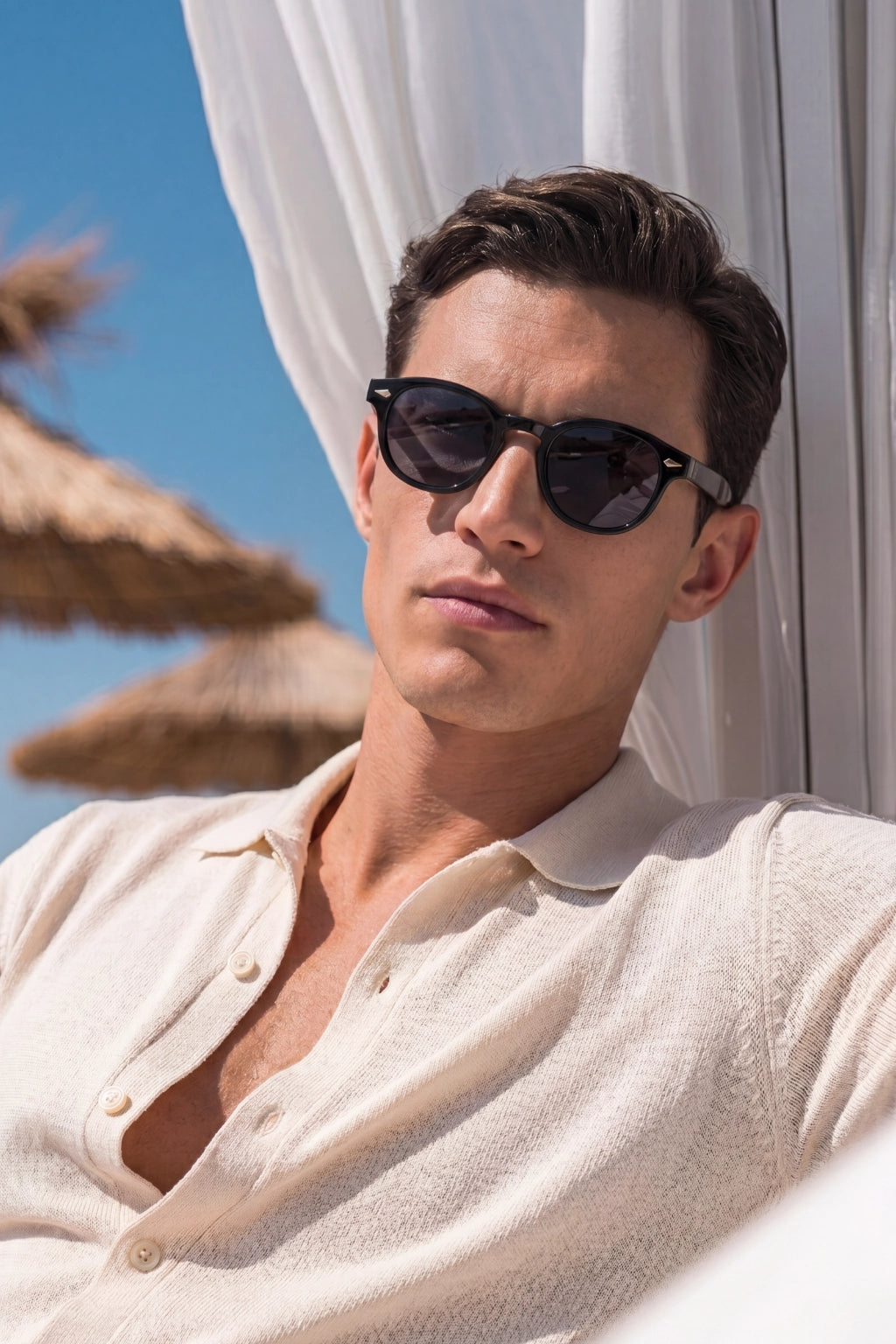 Cesare Sunglasses Midnight Black