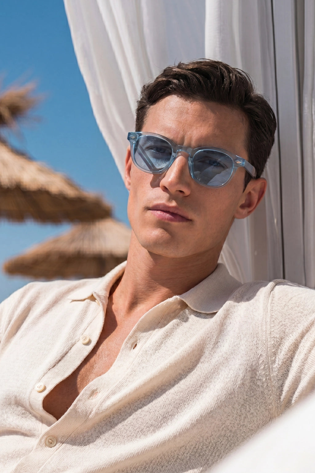 Sergio Sunglasses Sky Crystal