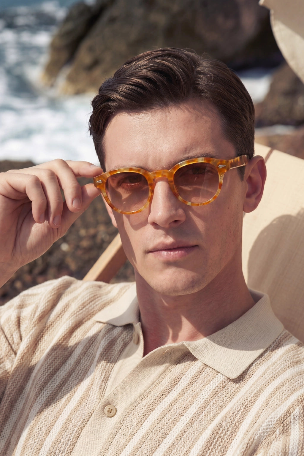 Francesco Sunglasses Amber Havana