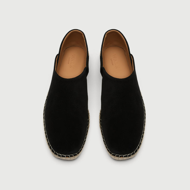 Black Suède Espadrille