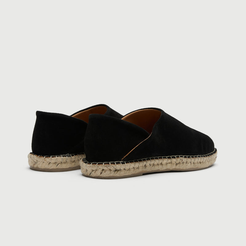 Black Suède Espadrille