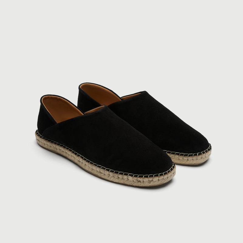 Black Suède Espadrille