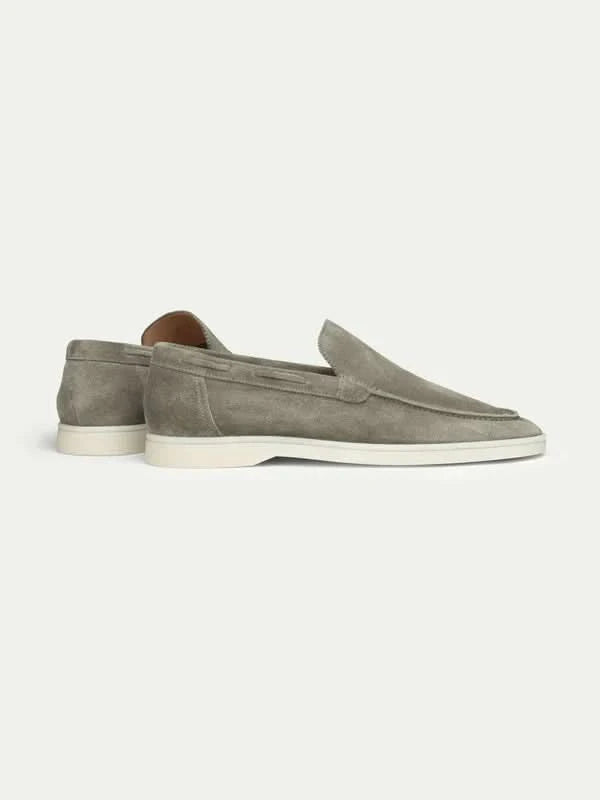Classic Suède Loafer Olive Green
