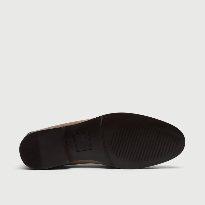 Stone Suède Horse Bit Loafer
