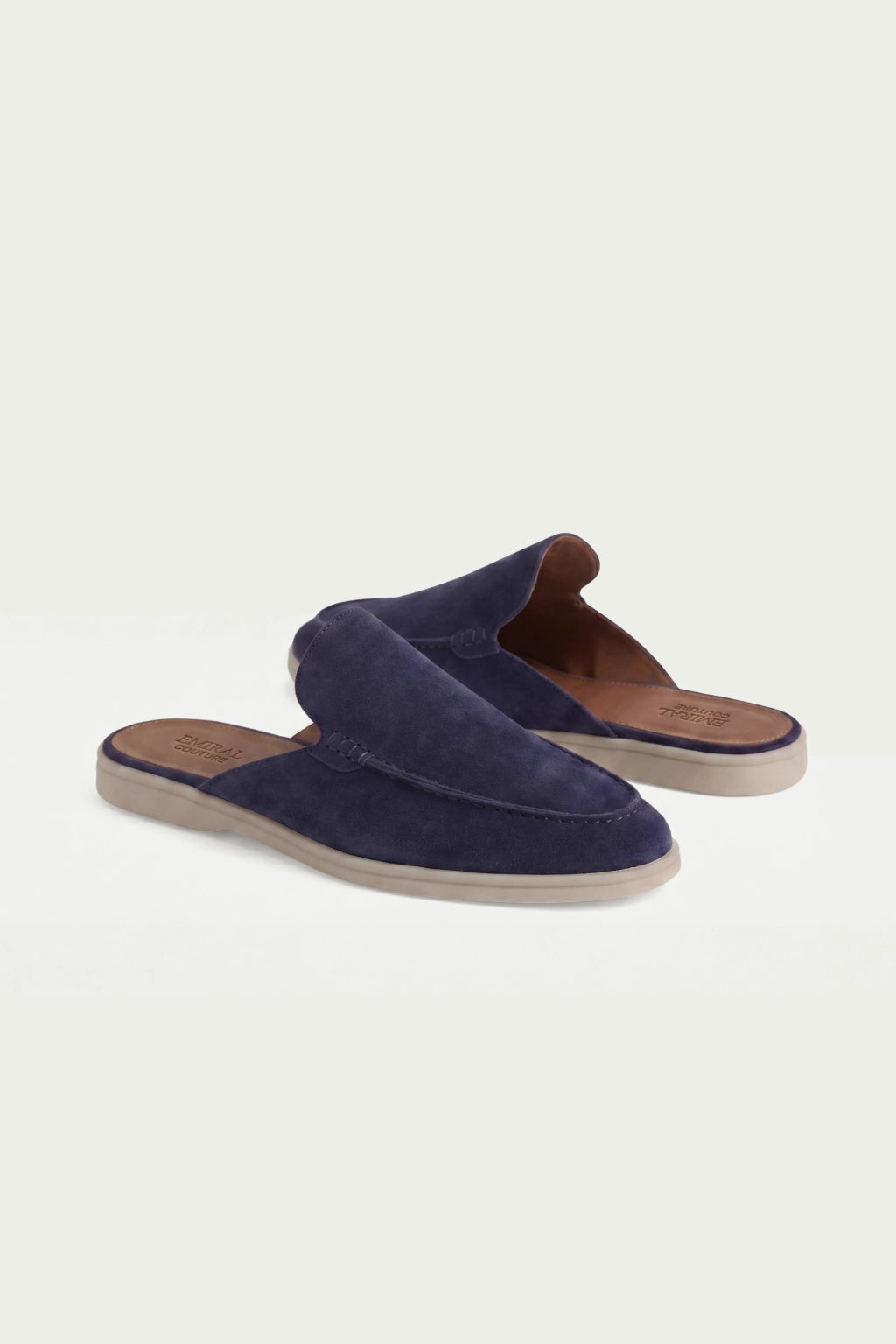 Suède Yacht Mule Navy