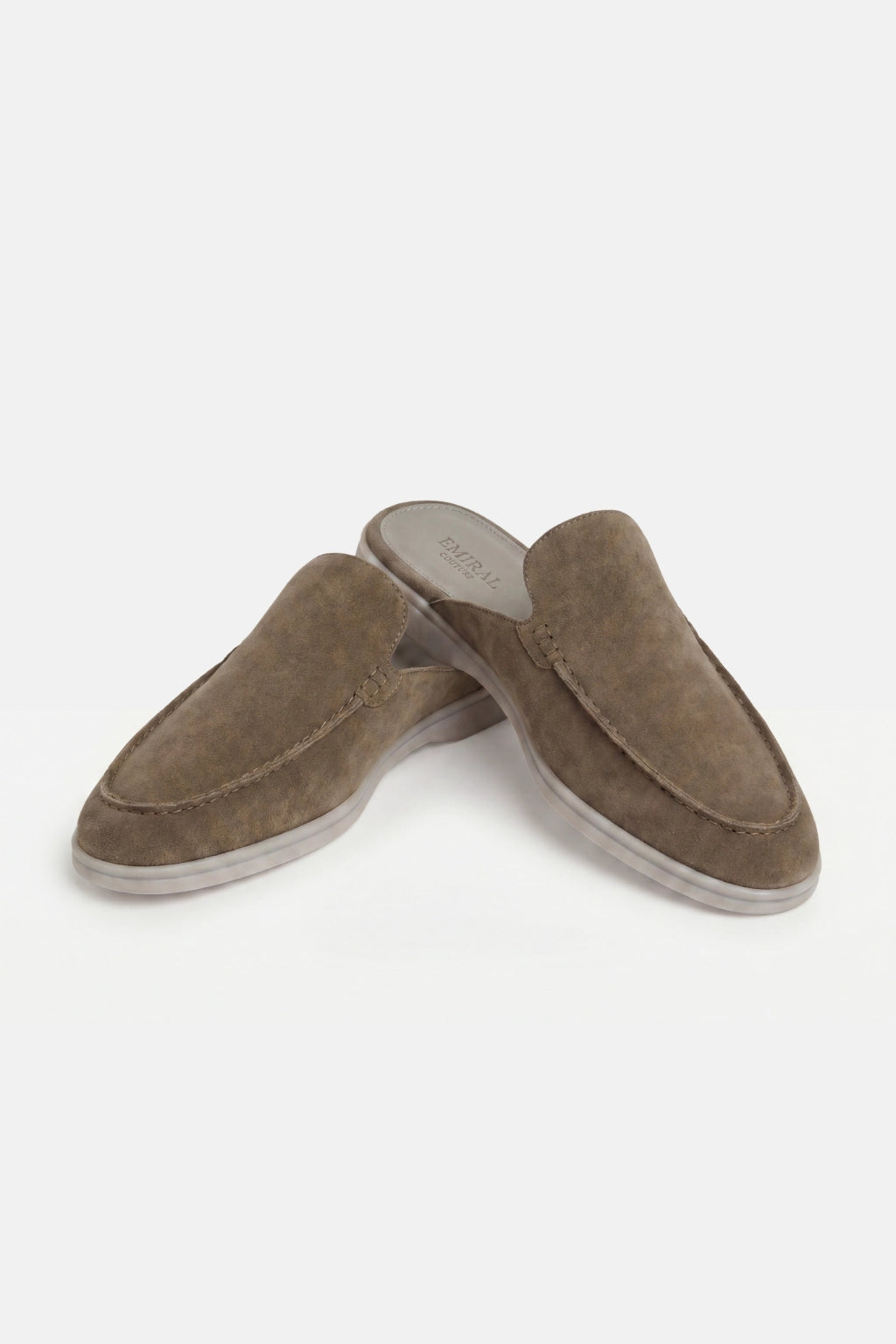 Suède Yacht Mule Olive