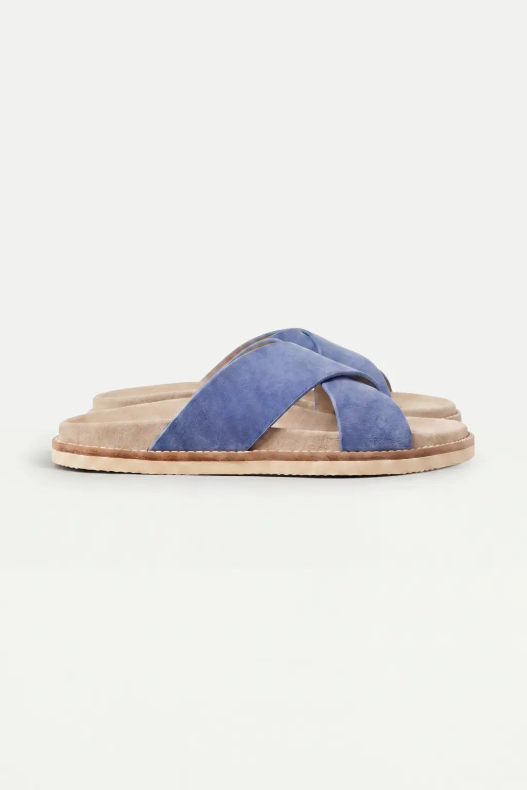 Brescaro Suède Cross Slide Blue