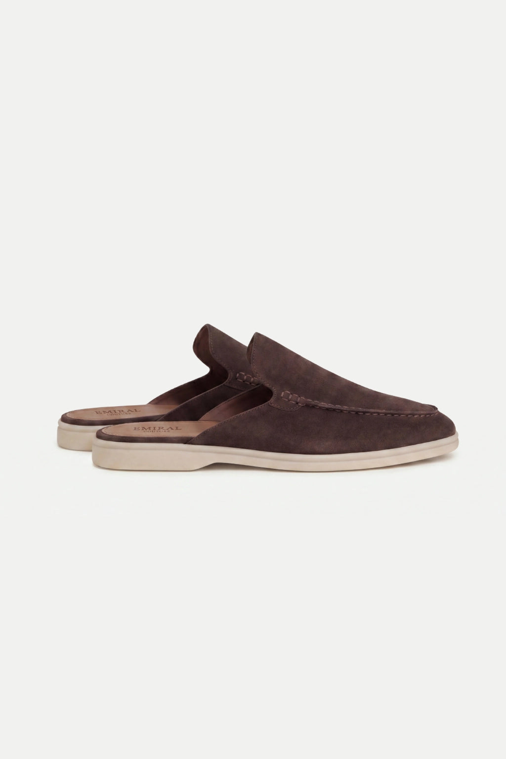 Suède Yacht Mule Brown