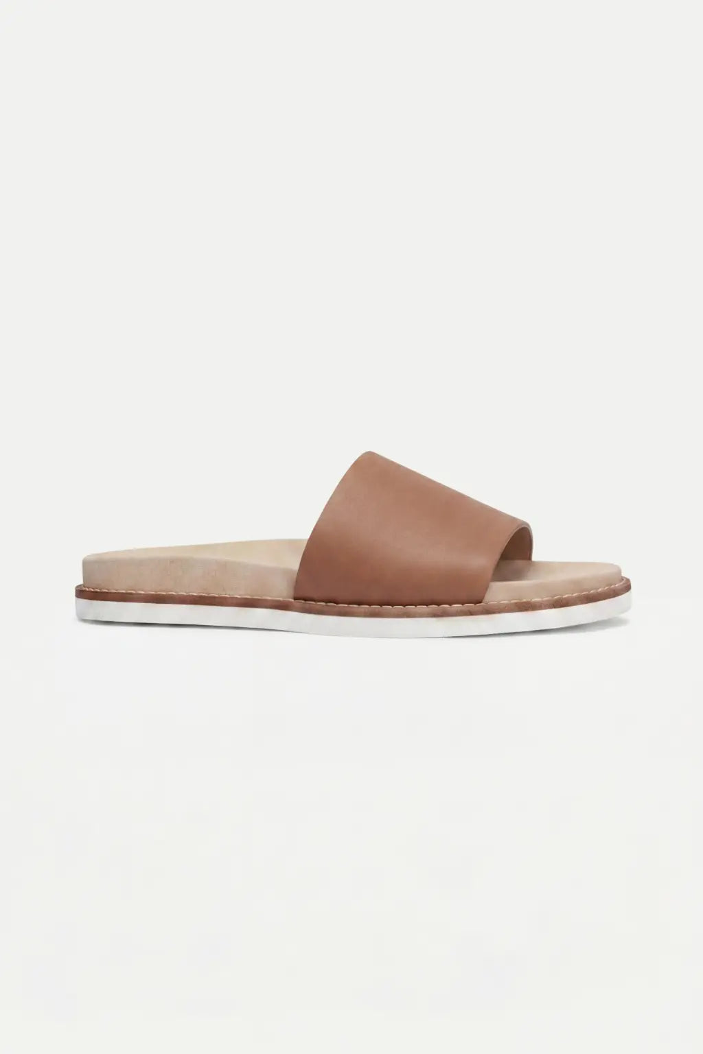 Nervaro Leather Slide Brown