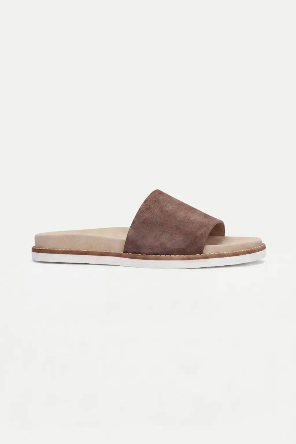 Nervaro Leather Slip Grey Brown