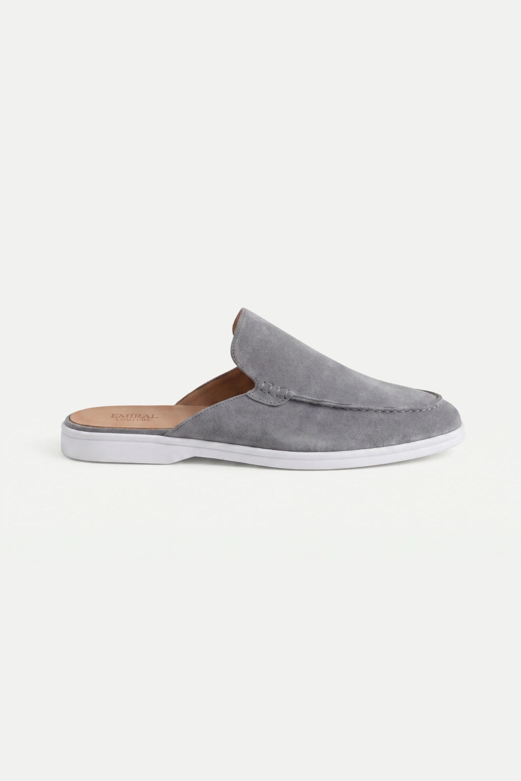 Suède Yacht Mule Grey