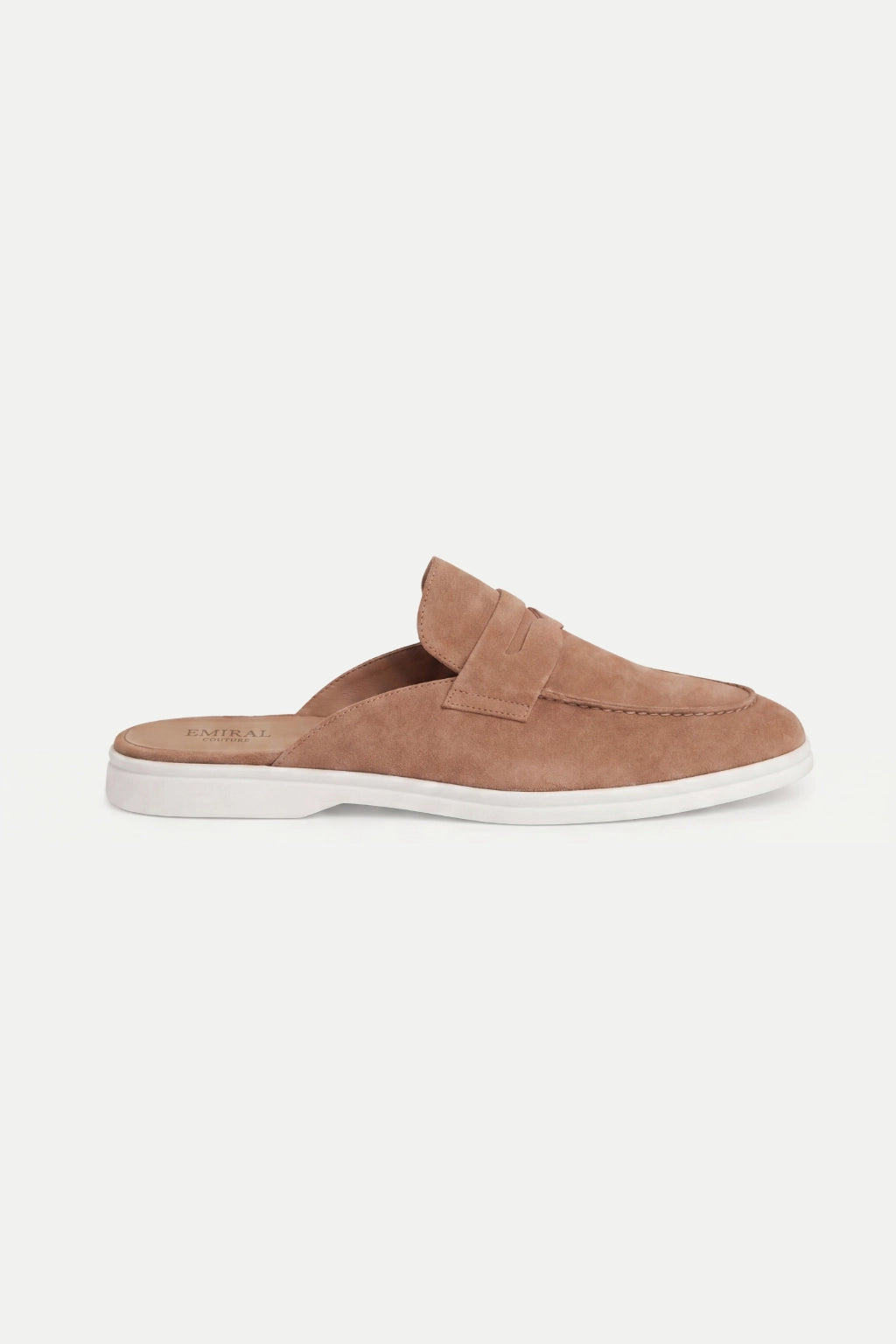 Brown Suède Portside Mule