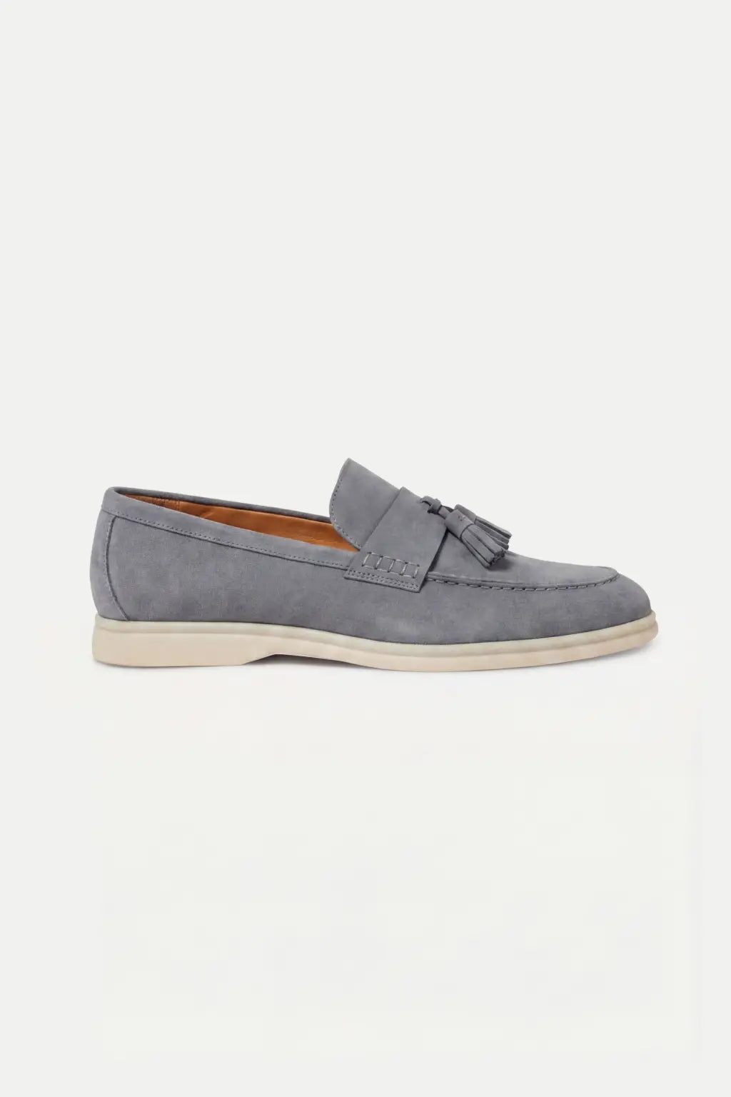 Telvaro Suède Tassel Loafer Gray