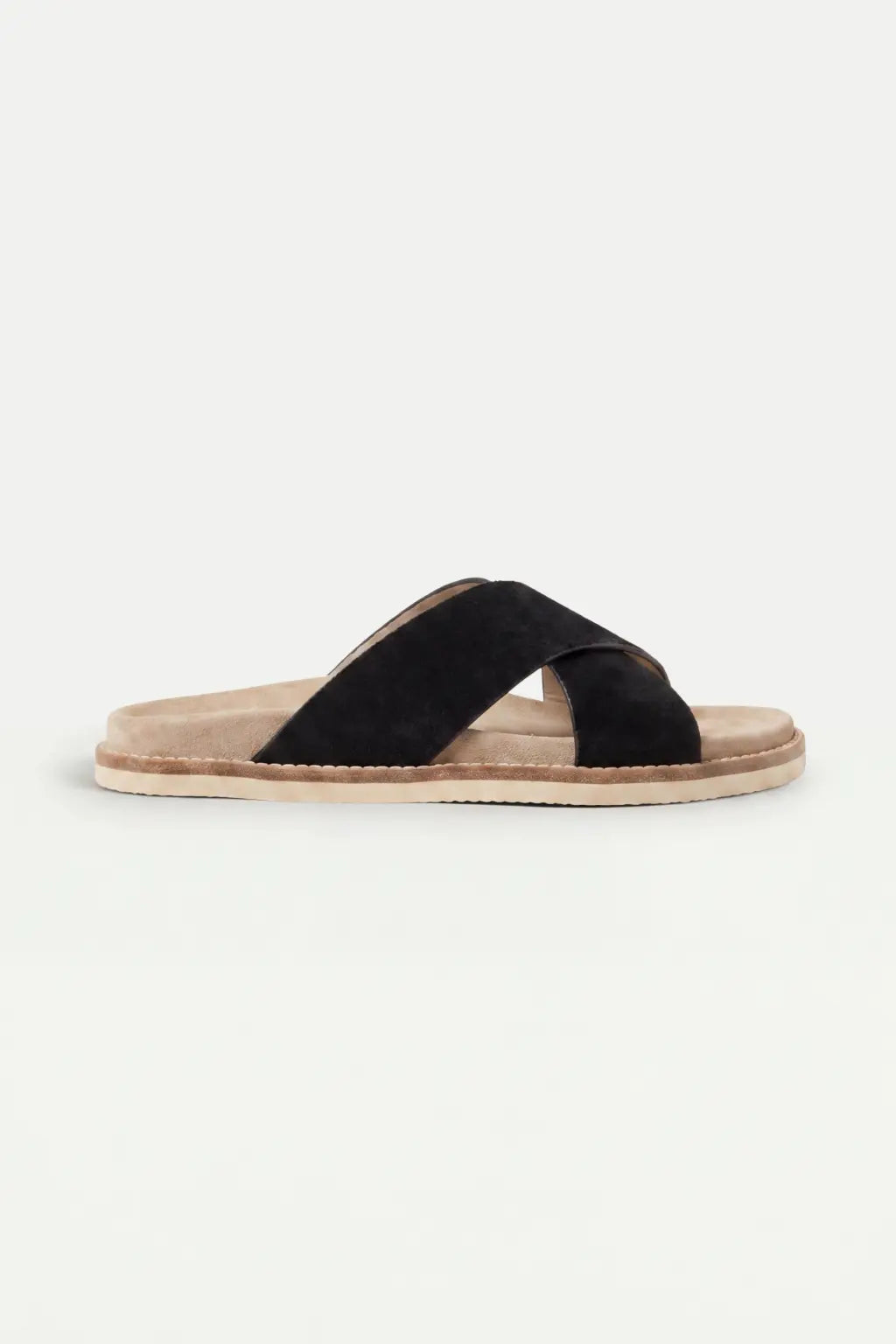 Brescaro Suède Cross Slide Black