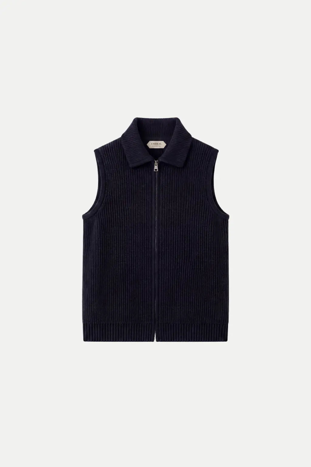 Grendaro Merino Knit Vest Navy