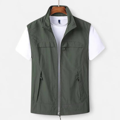 The Gentleman’s Brand | Lightweight Multi‑Pocket Utility Vest 2025 – Men’s Breathable, Durable Streetwear with Functional Design