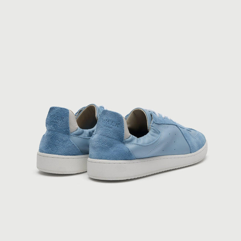 Blue Suède And Leather Rimini Trainer