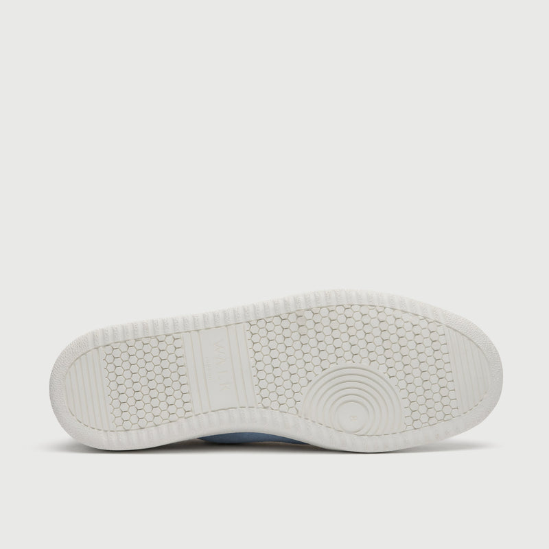 Blue Suède And Leather Rimini Trainer