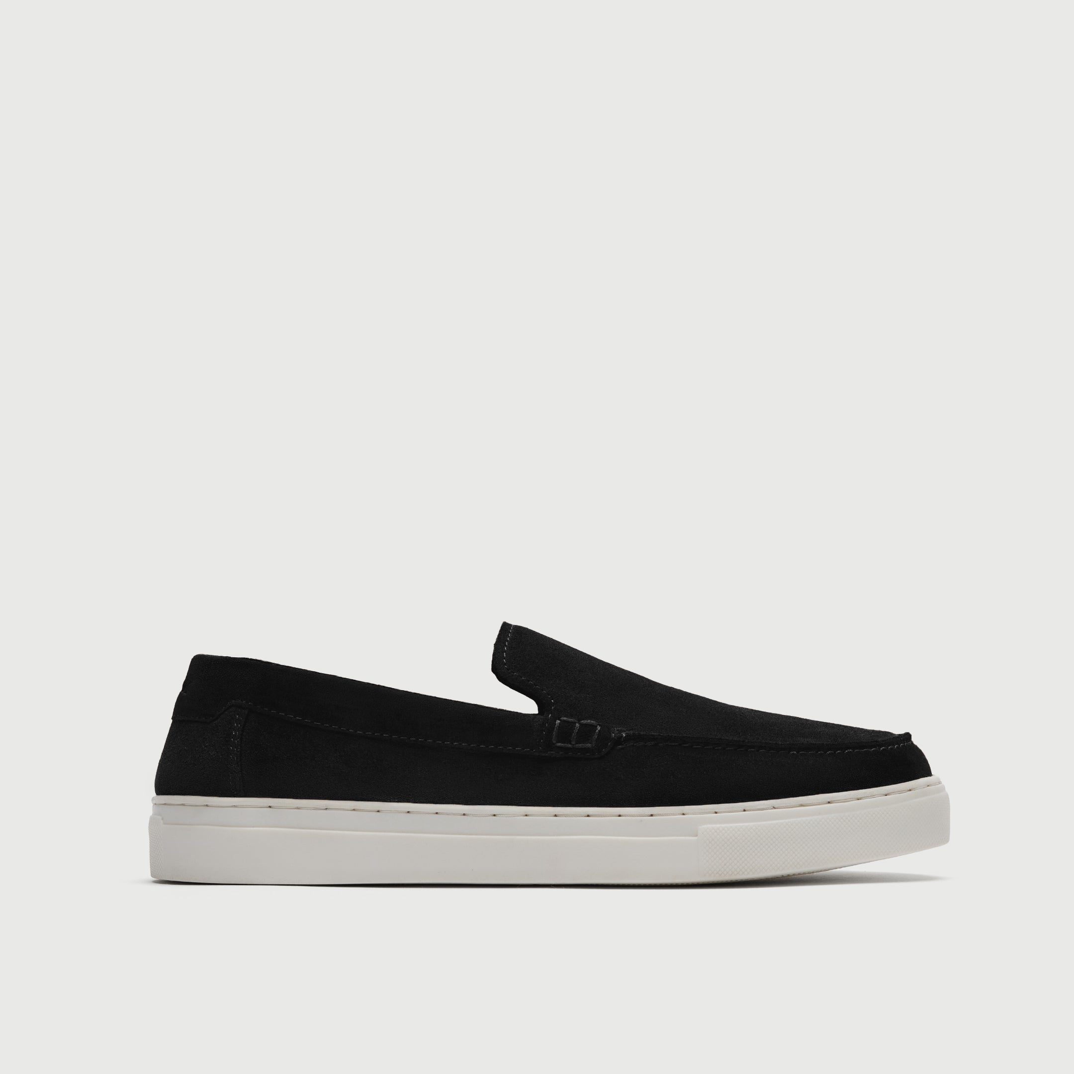 Black Suède Slip On