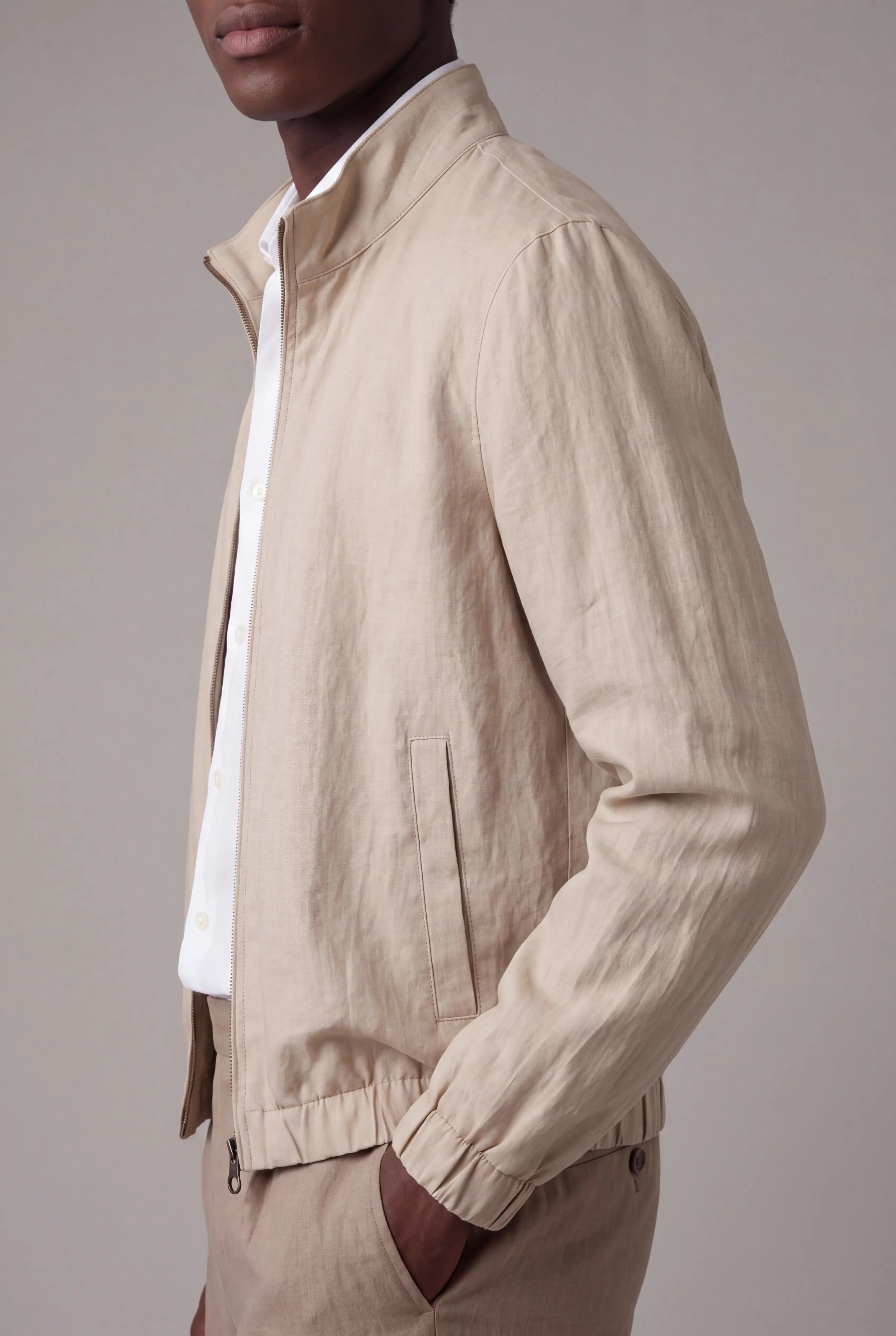 Belvino Linen Jacket Cream